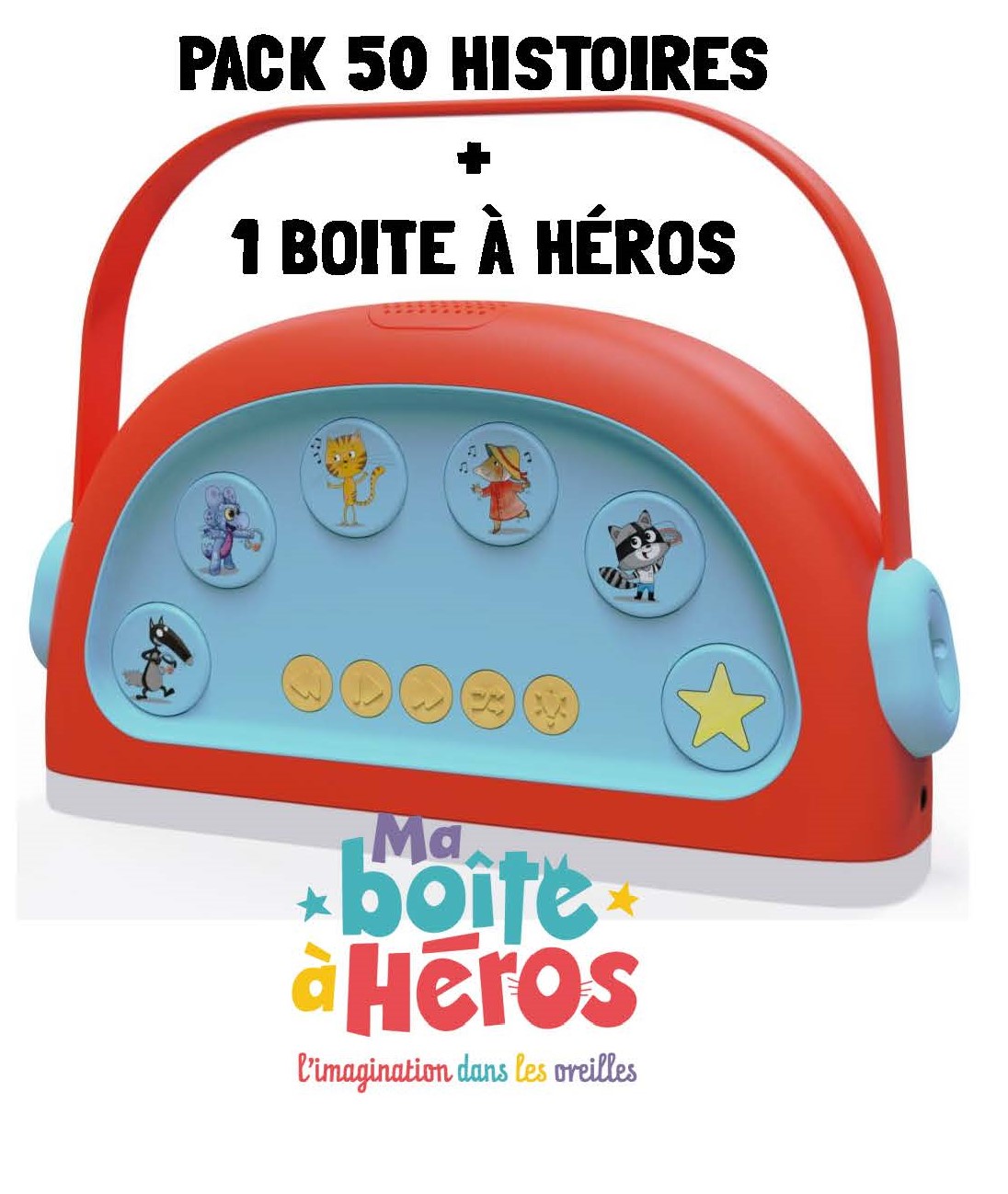PACK 50 HISTOIRES + MA BOITE A HEROS