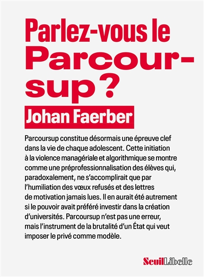 PARLEZ-VOUS LE PARCOURSUP ?