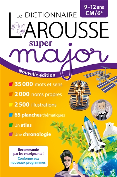 LAROUSSE SUPER MAJOR, 9-12 ANS, CM-6E 2024
