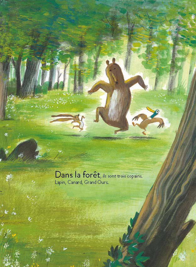 TROIS GRANDS COPAINS SUR UN TOUT PETIT CHEMIN