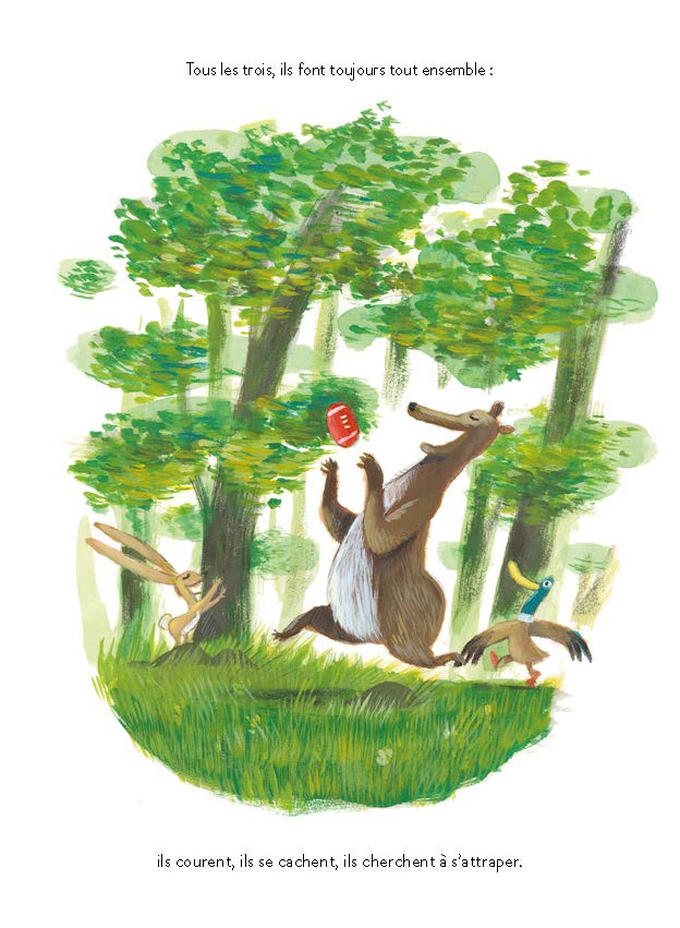 TROIS GRANDS COPAINS SUR UN TOUT PETIT CHEMIN
