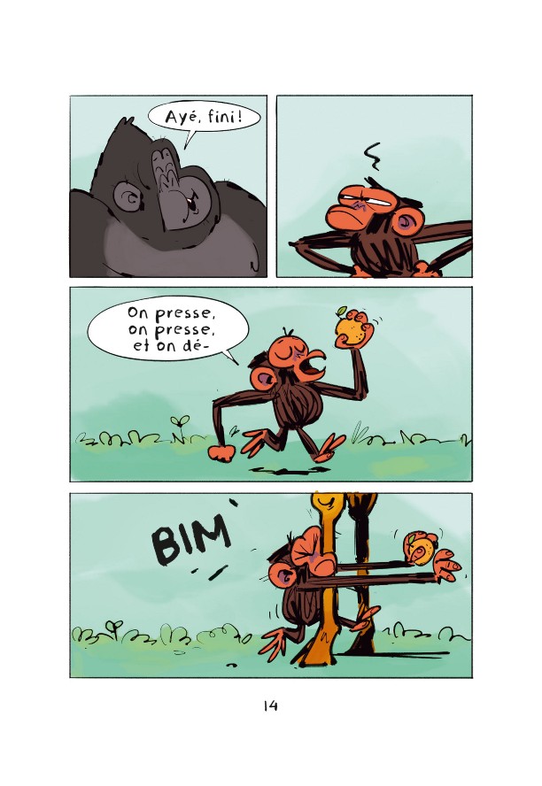 GASTON GROGNON EN BD. ORANGE STRESSEE