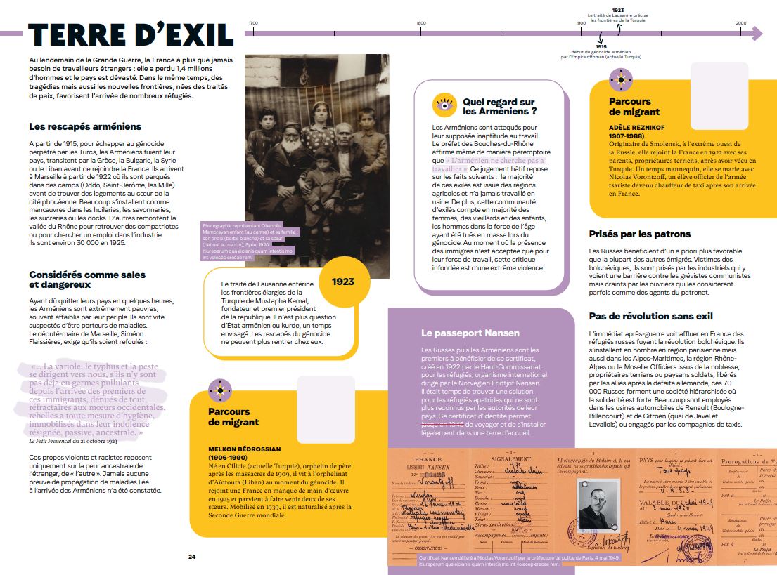 QUAND ON ARRIVE EN FRANCE : HISTOIRE DE L