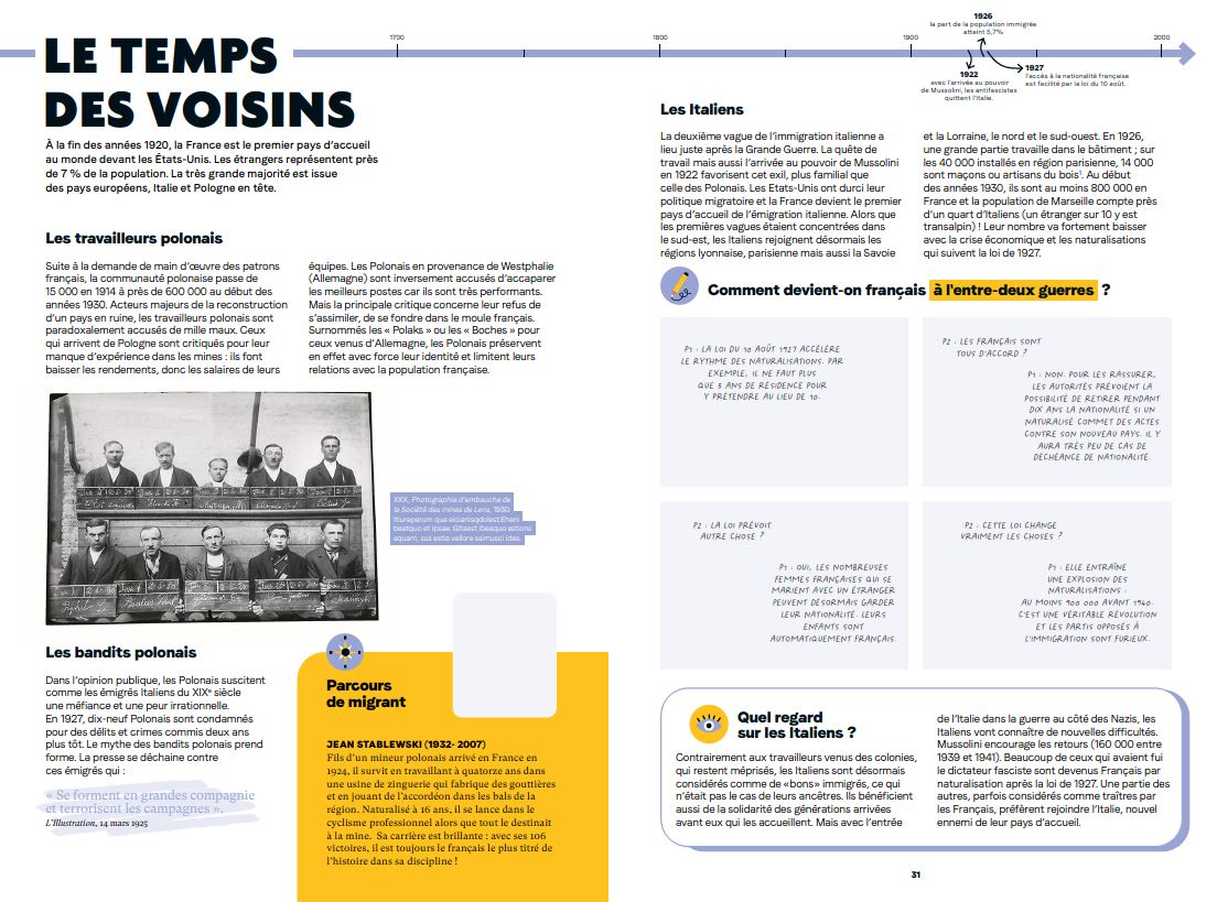 QUAND ON ARRIVE EN FRANCE : HISTOIRE DE L