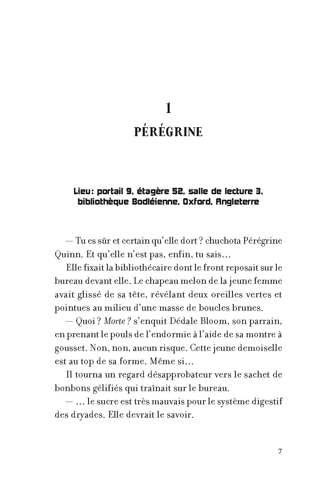 PEREGRINE QUINN T1 PEREGRINE QUINN ET LA DEESSE DU CHAOS