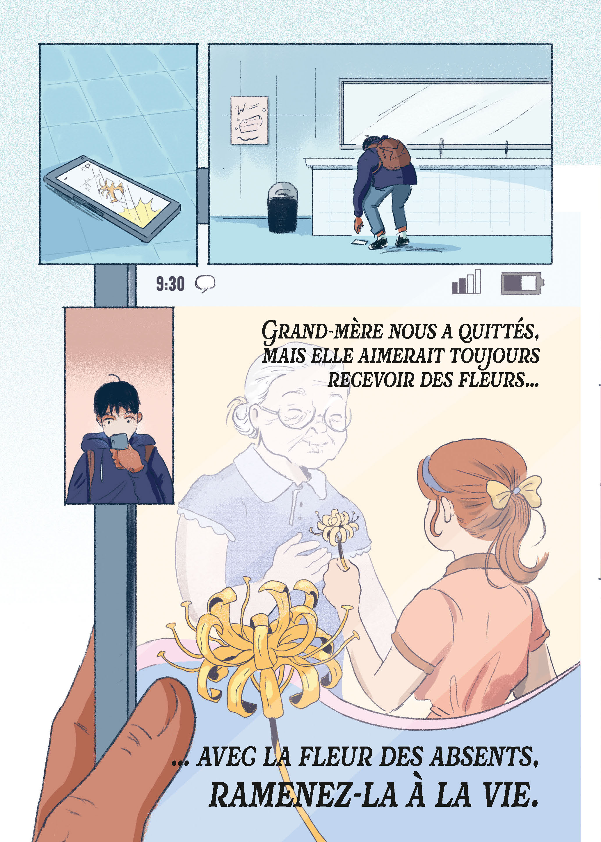 LA FLEUR DES ABSENTS