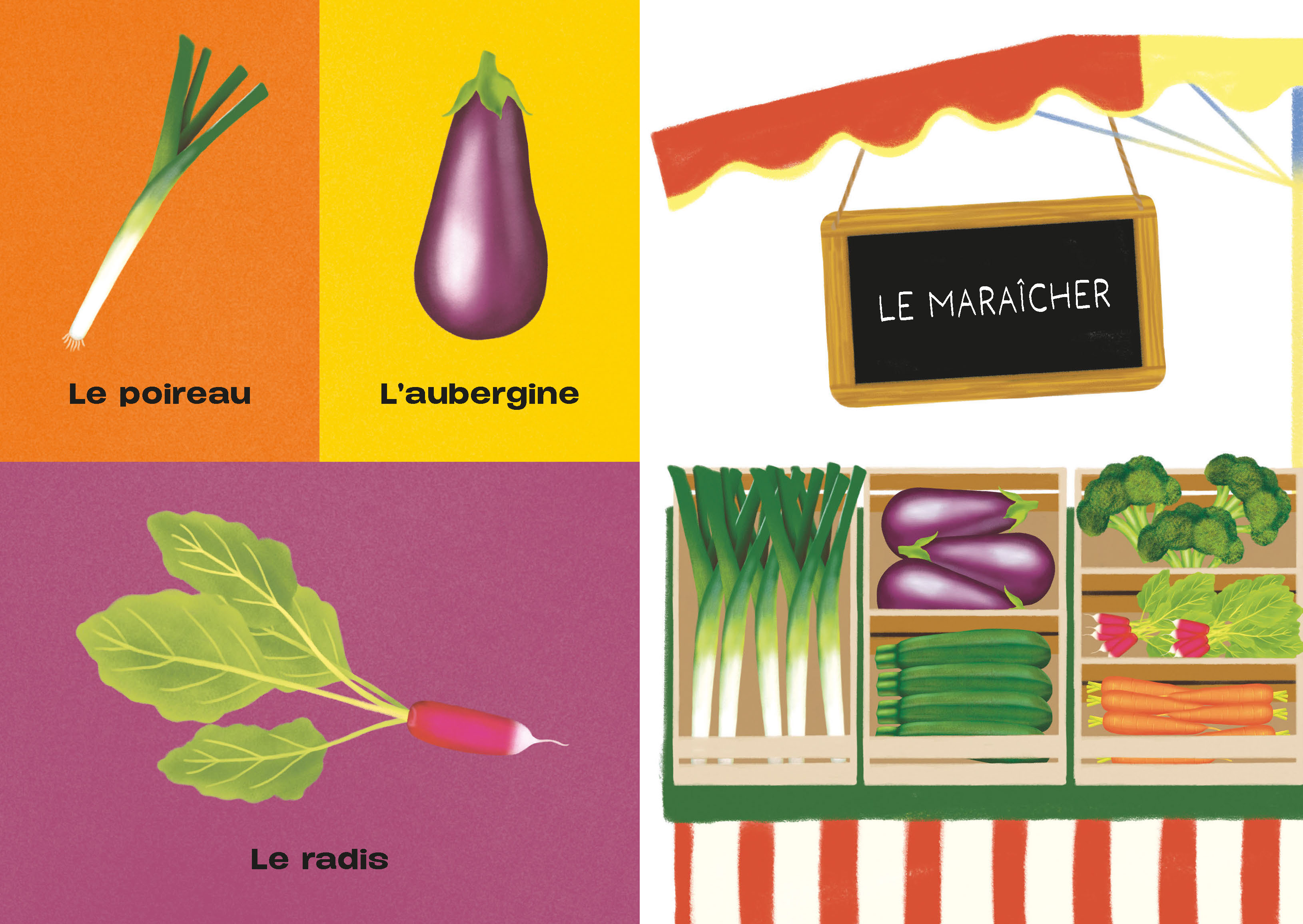 MON IMAGIER A JOUER - LE MARCHE