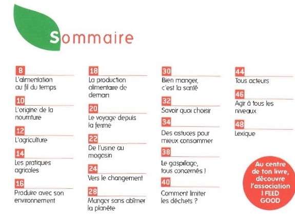 UNE ALIMENTATION DURABLE