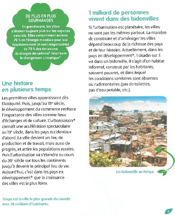 UNE VILLE VERTE