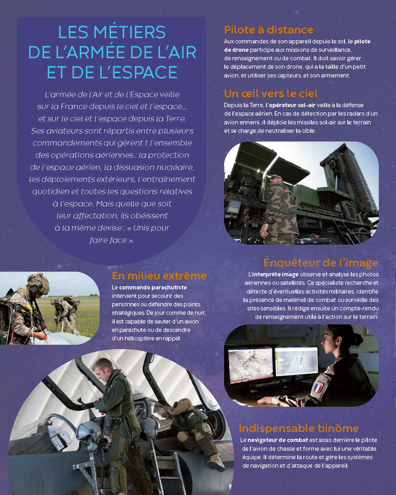 LES METIERS DE L