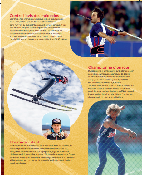 LES RECORDS SPORTIFS