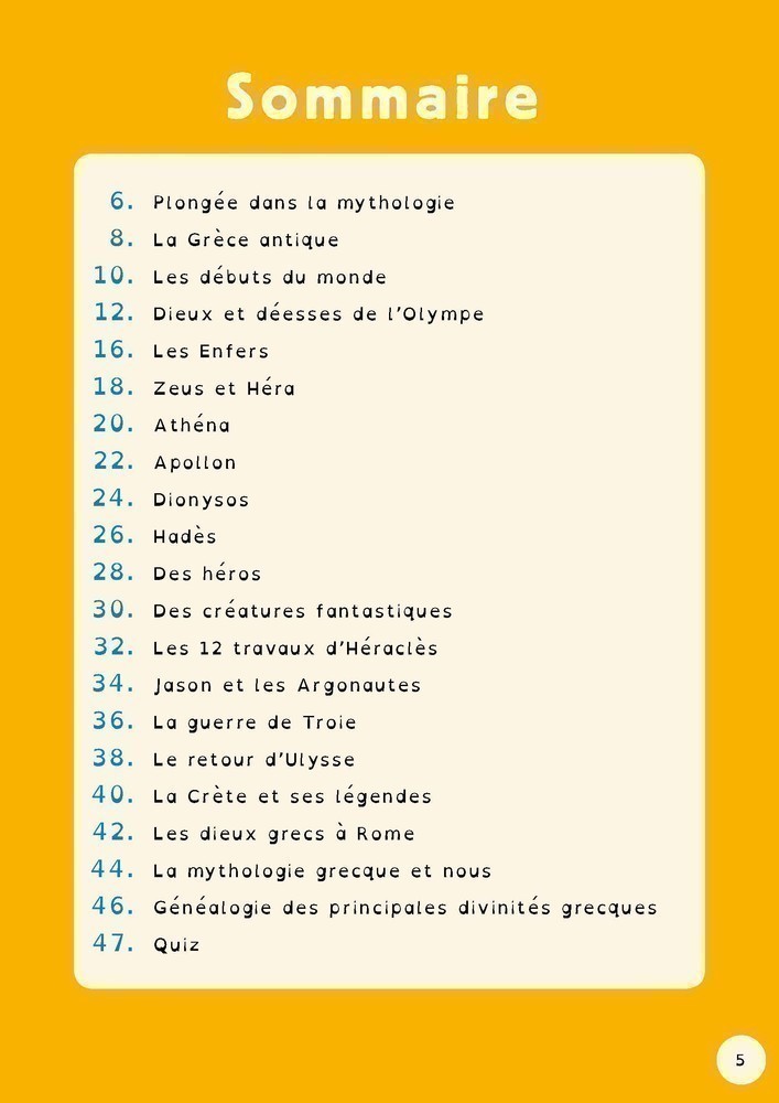 MYTHOLOGIE GRECQUE