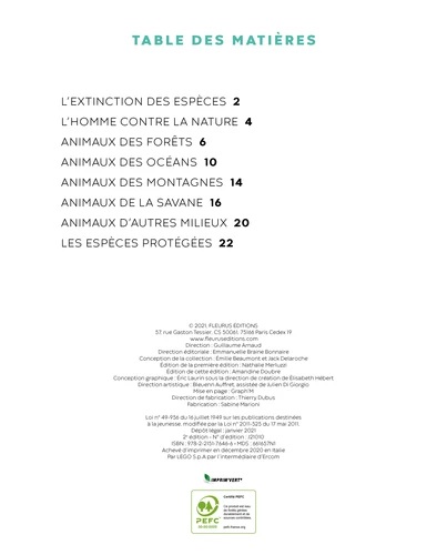 LES ANIMAUX EN DANGER