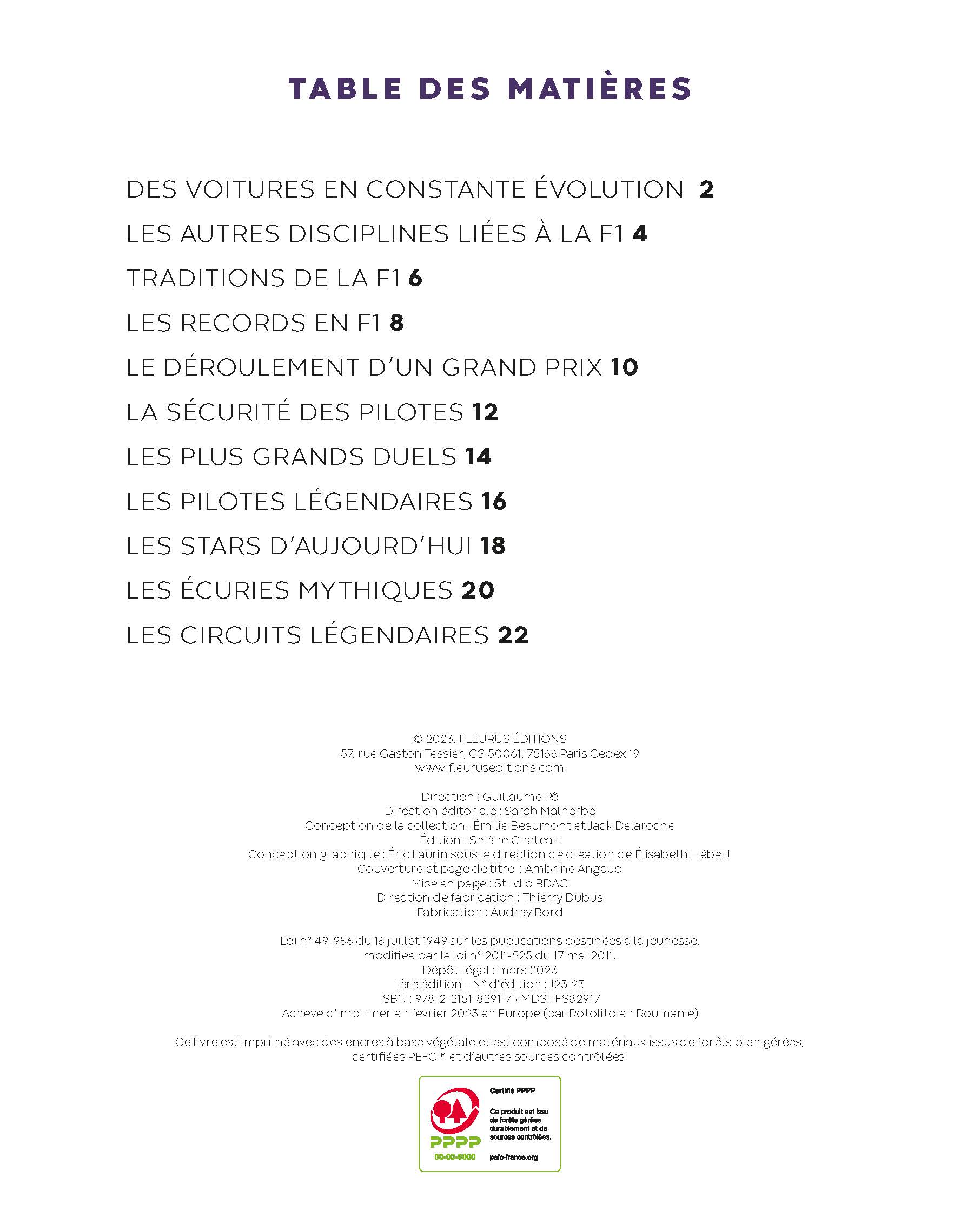 LA FORMULE 1