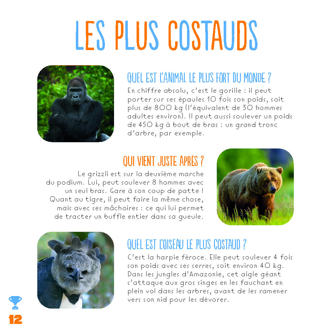LES RECORDS DES ANIMAUX