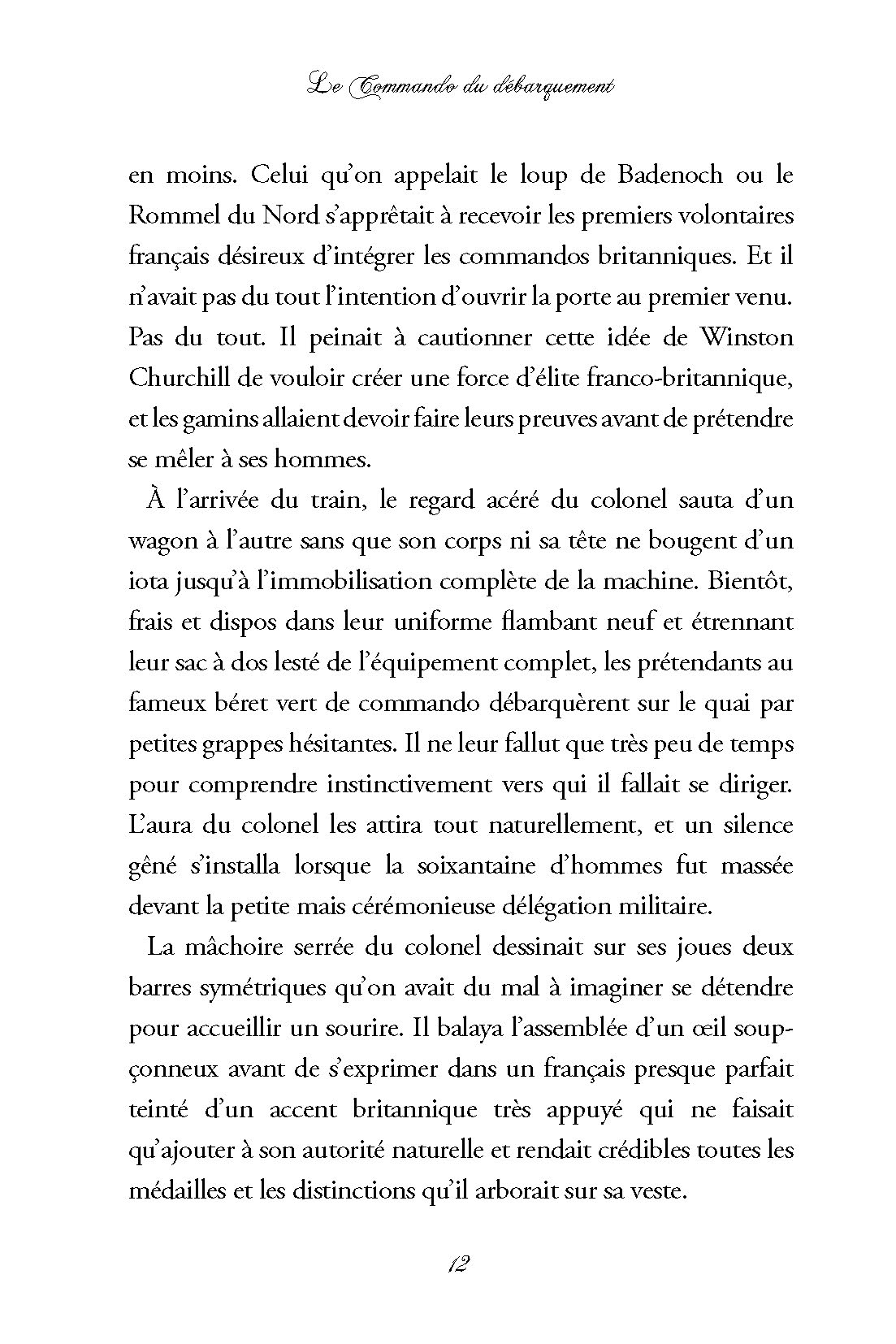 LE COMMANDO DU DEBARQUEMENT