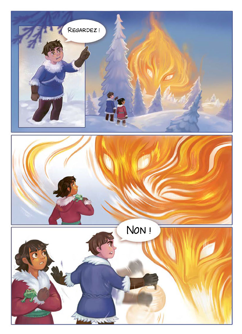 MAIKO ET LA FORET ENCHANTEE : LA FLAMME ET L
