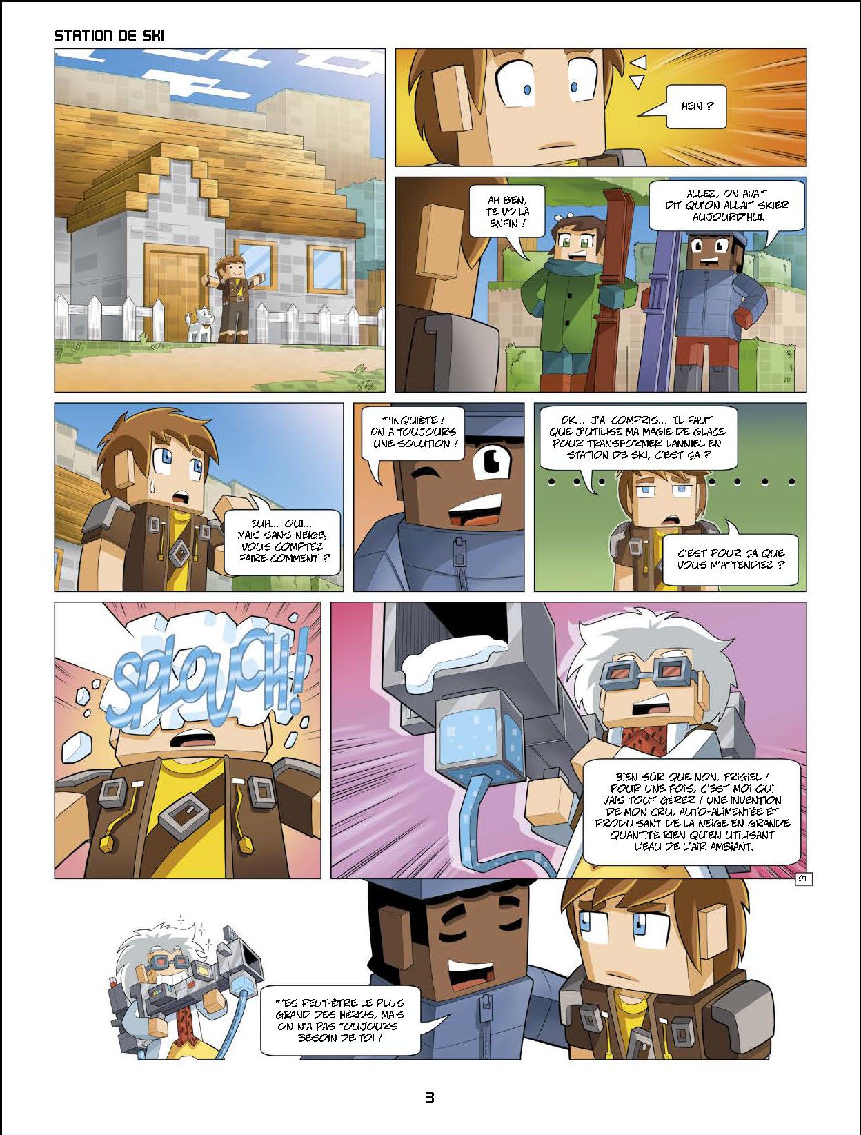 FRIGIEL ET FLUFFY : MINEFRIENDS T2 CREEPERS GIVRES