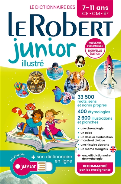 LE ROBERT JUNIOR ILLUSTRE + DICTIONNAIRE EN LIGNE