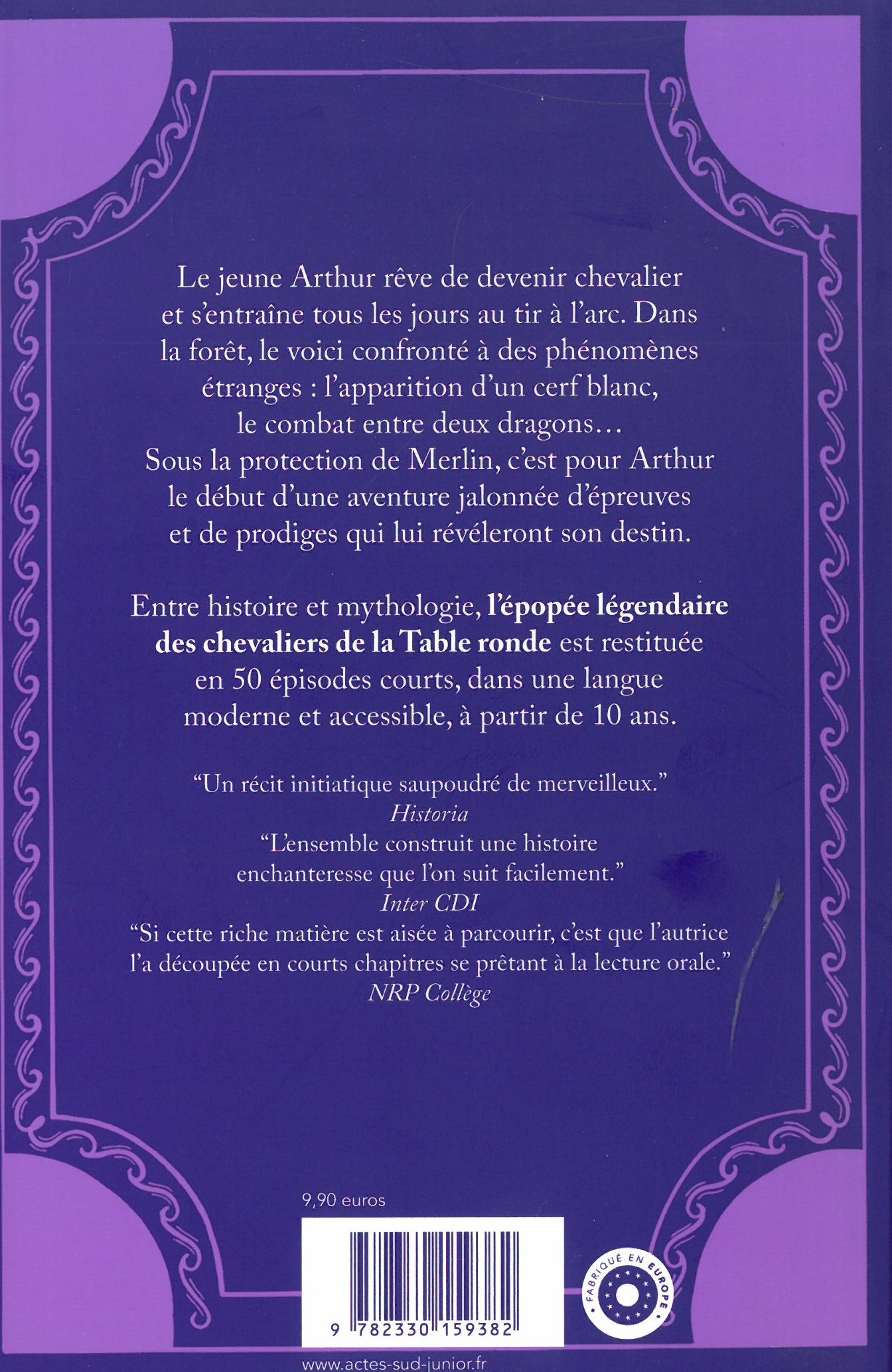 LA GRANDE EPOPEE DES CHEVALIERS DE LA TABLE RONDE T1 ARTHUR ET MERLIN