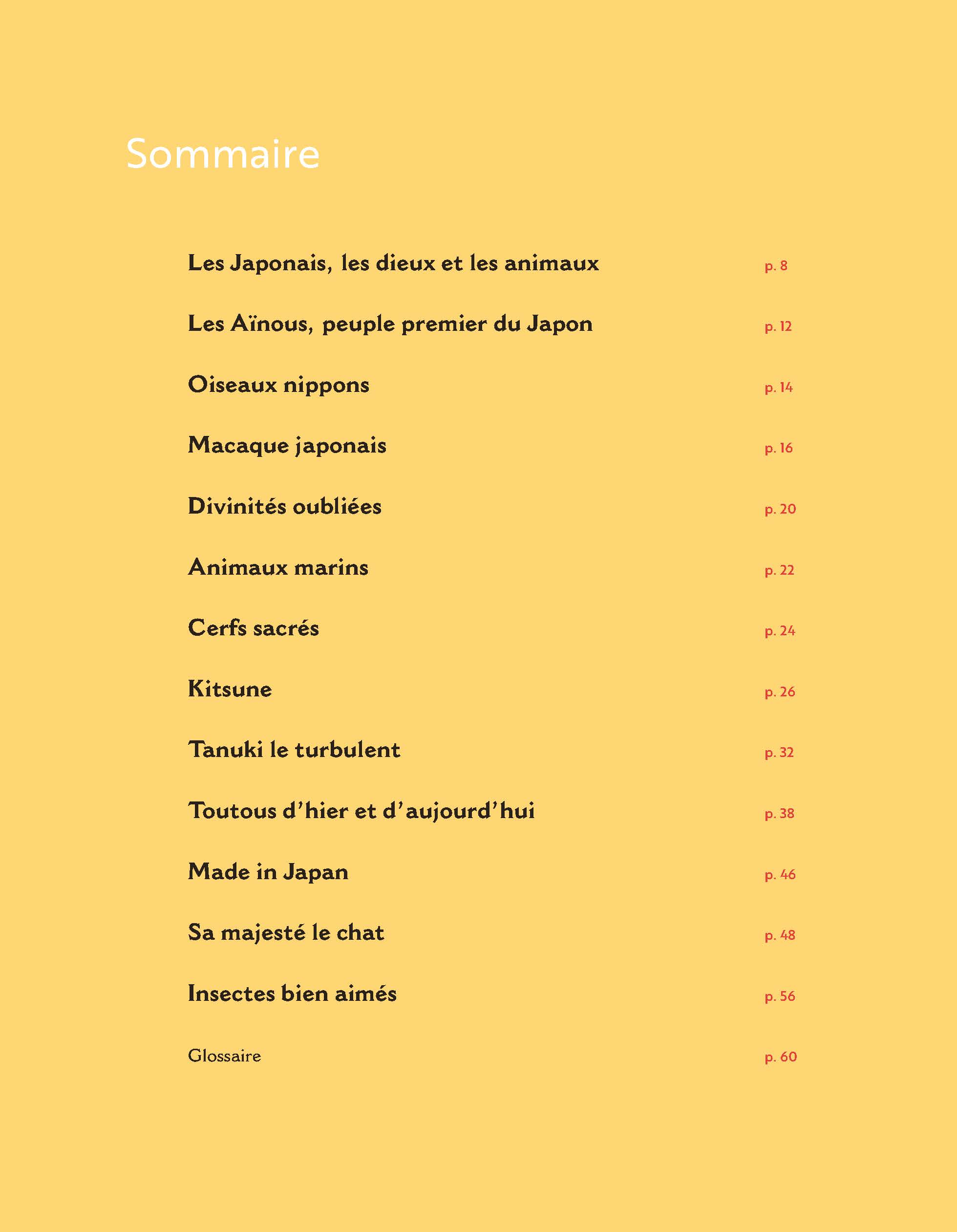 ANIMAUX DU JAPON