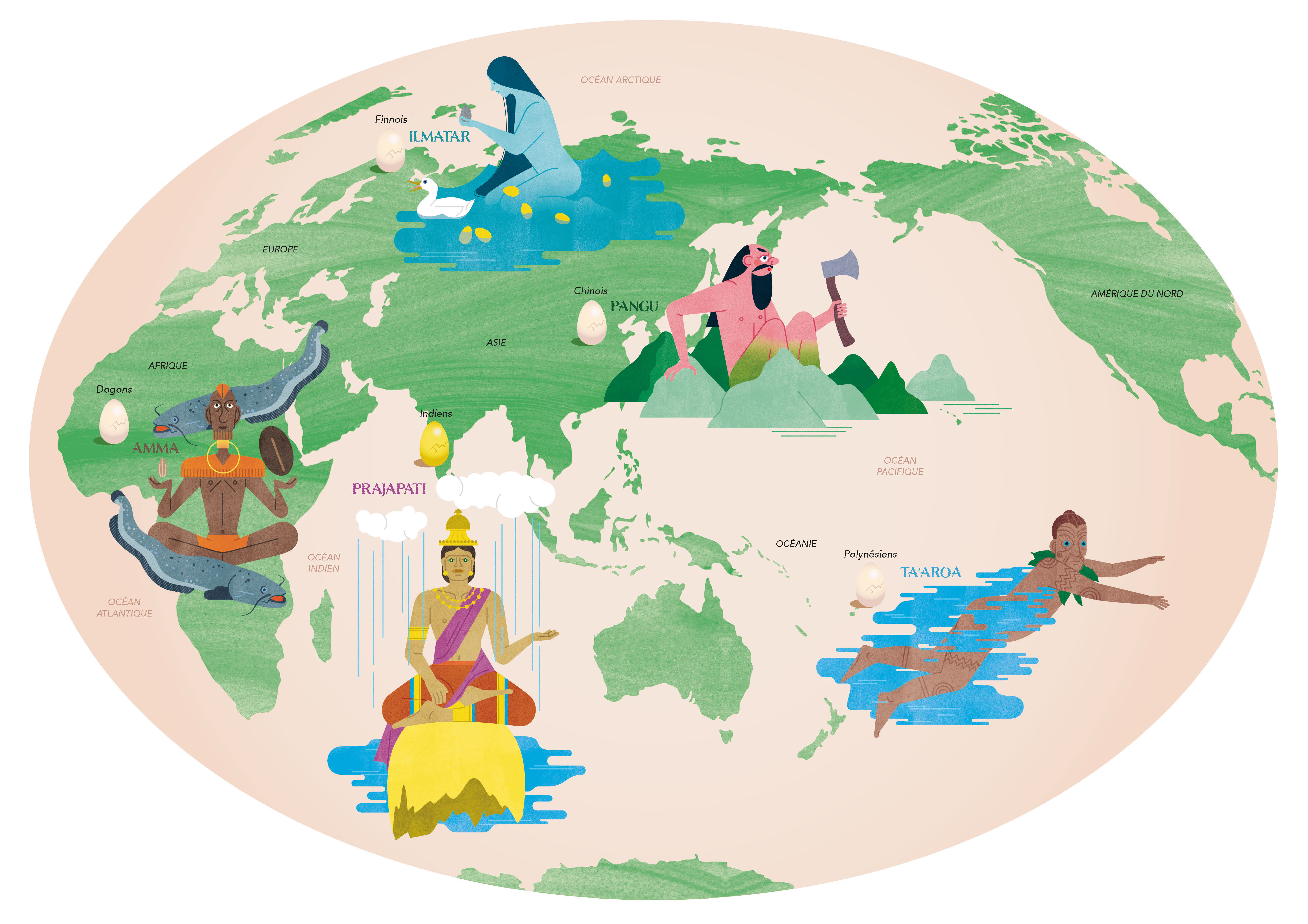 ATLAS DES MYTHES ET LEGENDES DU MONDE