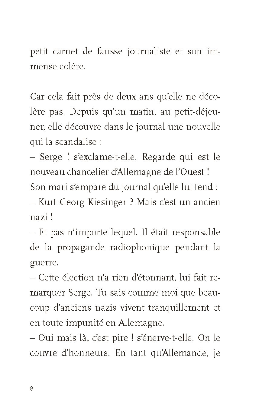 BEATE ET SERGE KLARSFELD : NON A L