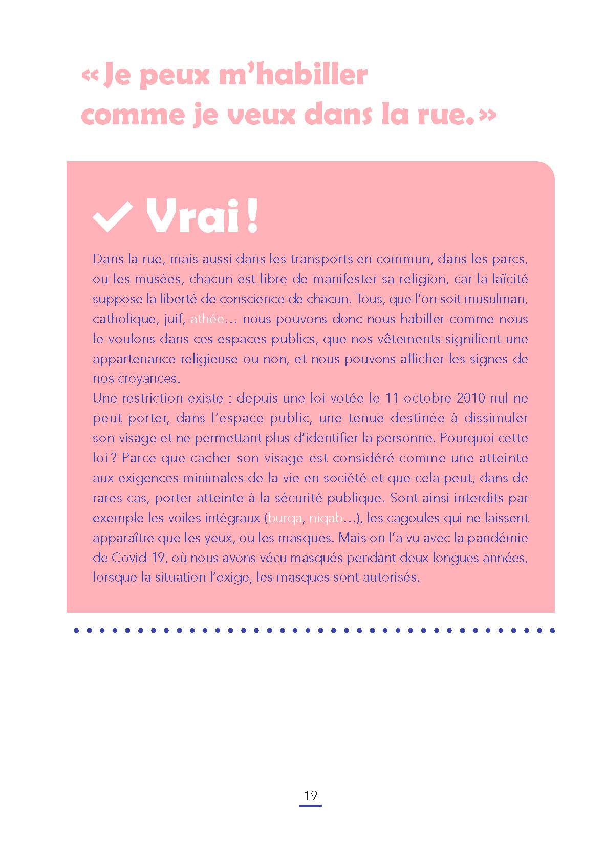 POURQUOI LA LAICITE ?