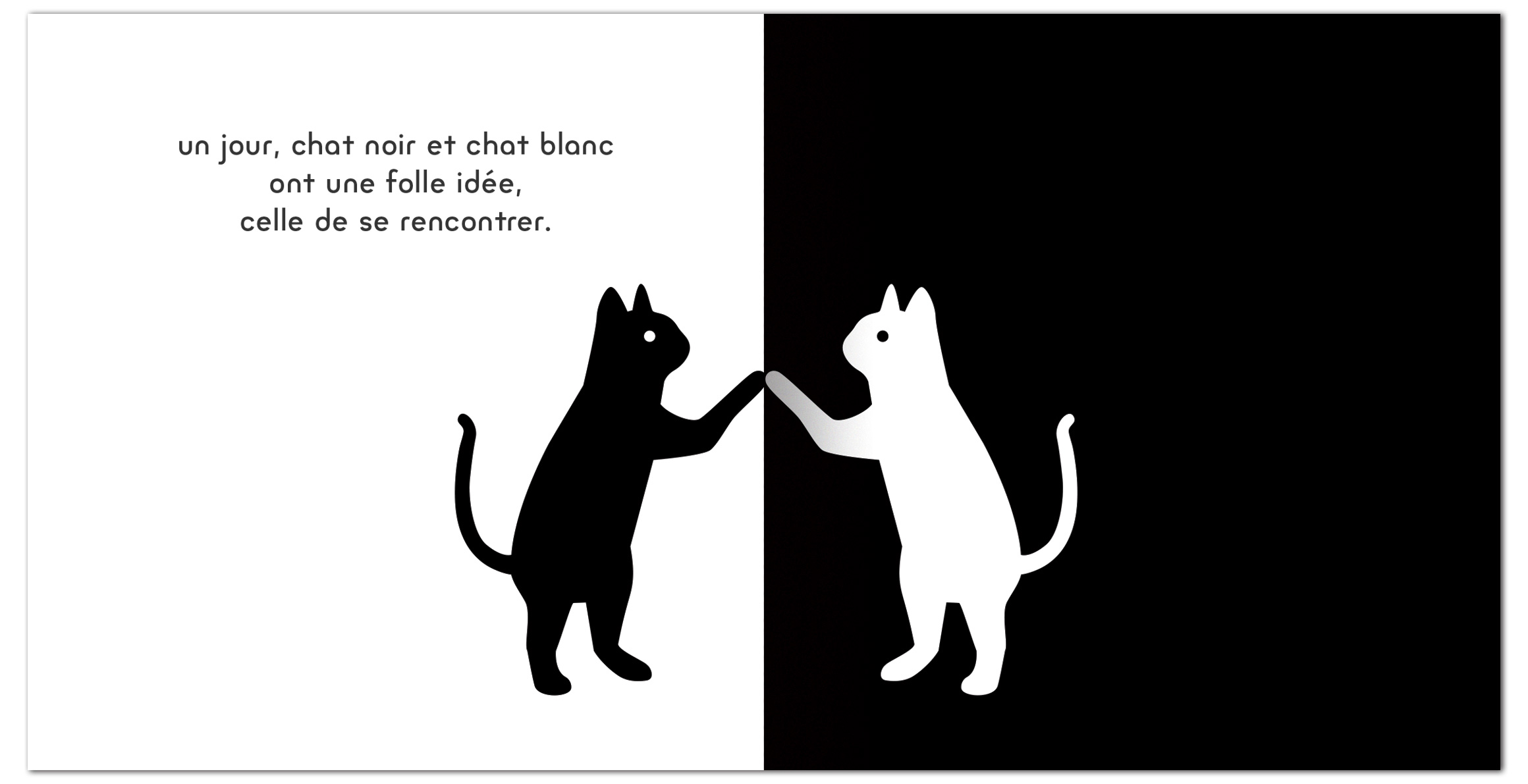 CHAT NOIR, CHAT BLANC CHAT NOIR, CHAT BLANC