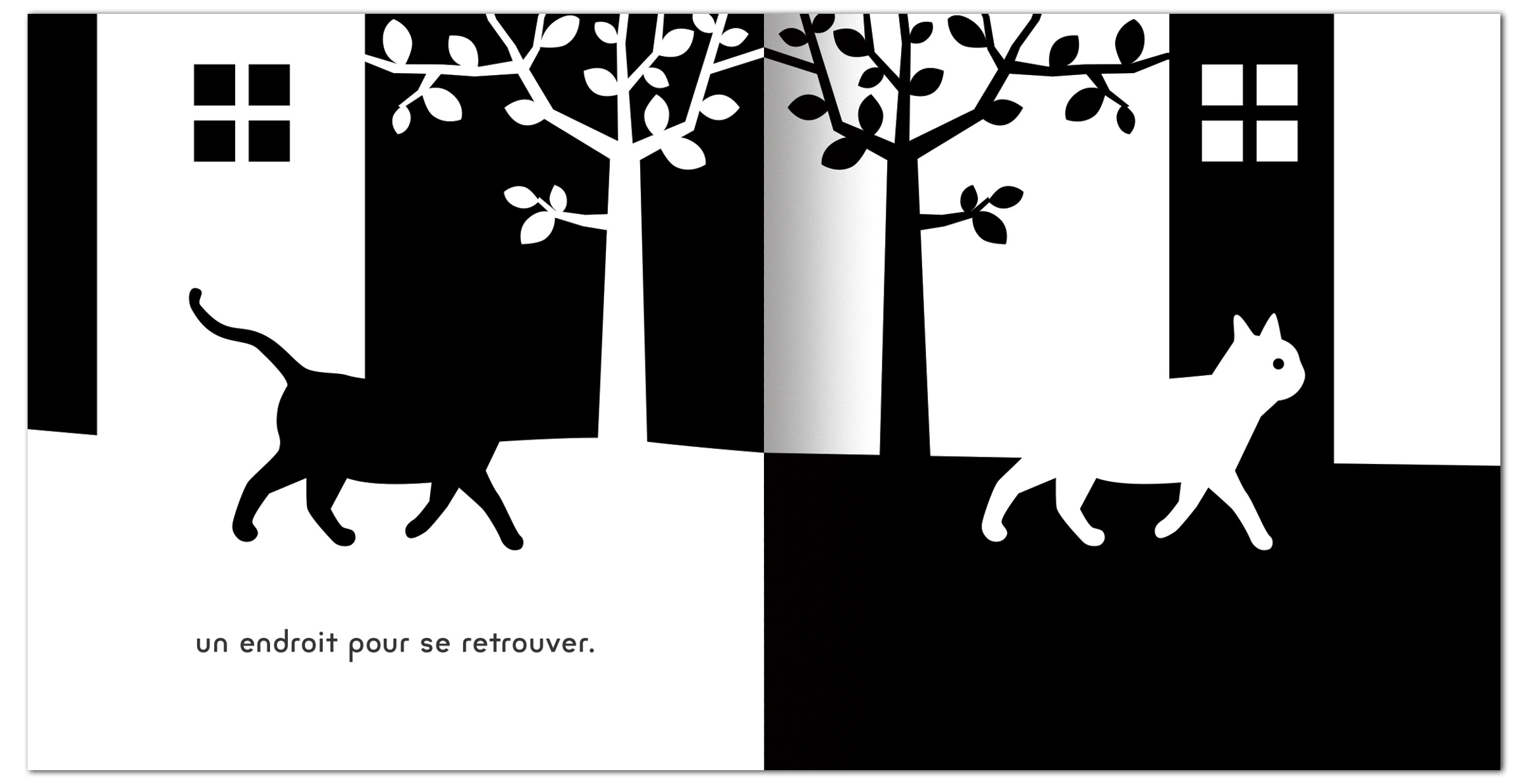 CHAT NOIR, CHAT BLANC CHAT NOIR, CHAT BLANC