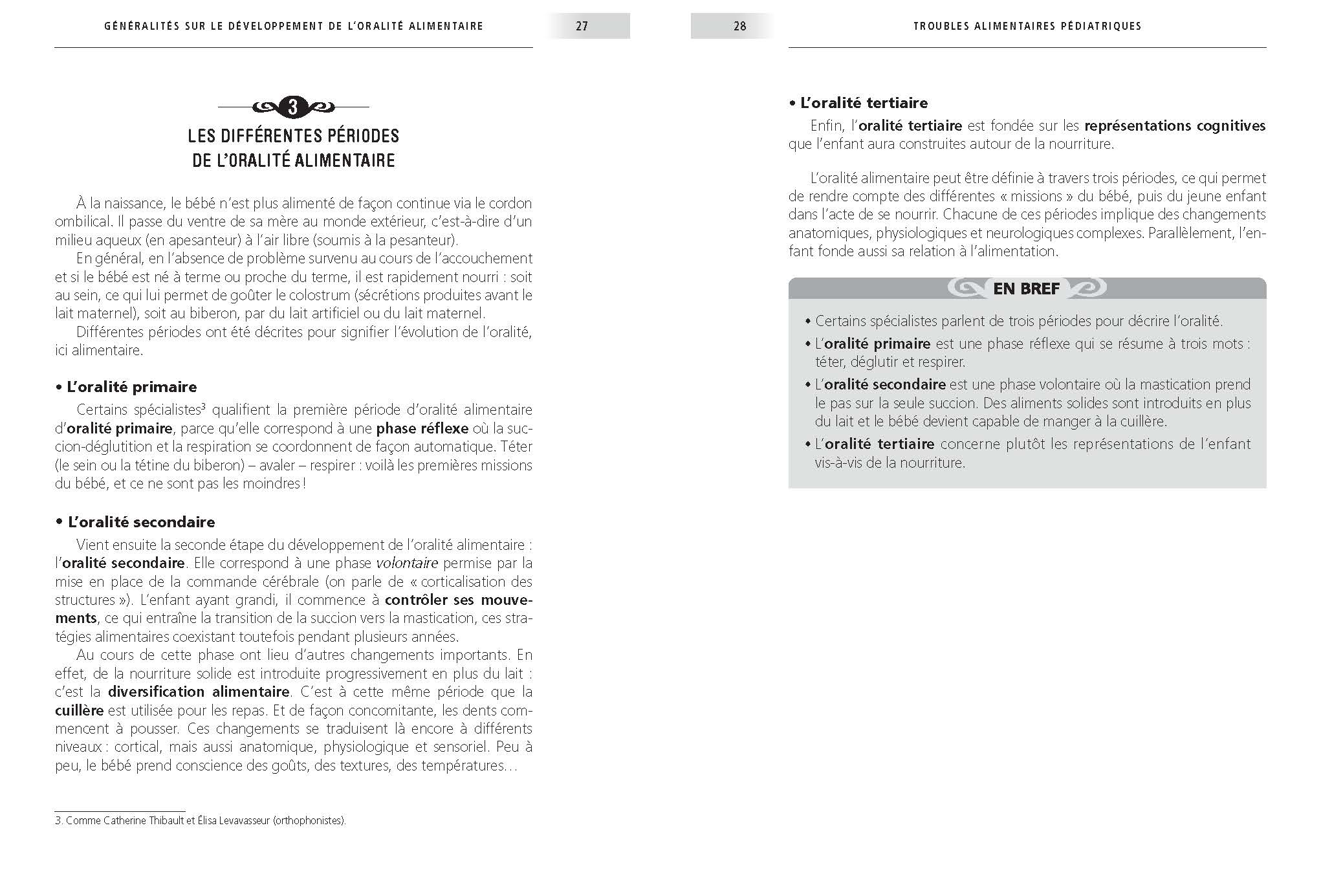 TROUBLES ALIMENTAIRES PEDIATRIQUES : COMPRENDRE LE TROUBLE ALIMENTAIRE PEDIATRIQUE (OU TROUBLE DE L