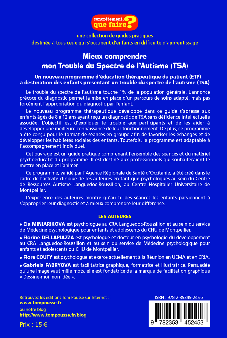 MIEUX COMPRENDRE MON TROUBLE DU SPECTRE DE L
