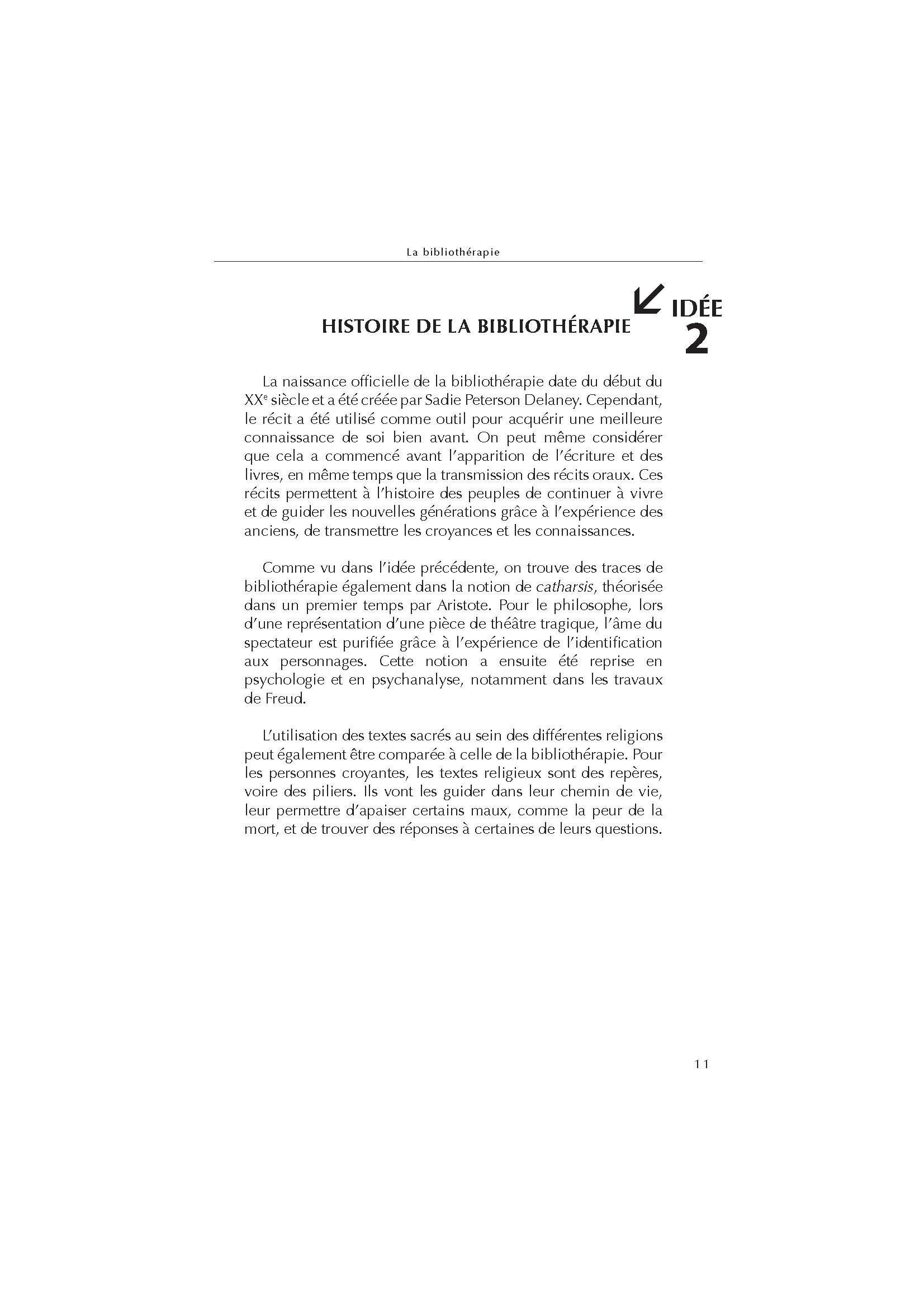 100 IDEES POUR PRATIQUER LA BIBLIOTHERAPIE : DECOUVRIR LES BIENFAITS DES LIVRES, ACCOMPAGNER ENFANTS ET ADULTES VERS UN MIEUX-ETRE GRACE A LA LECTURE