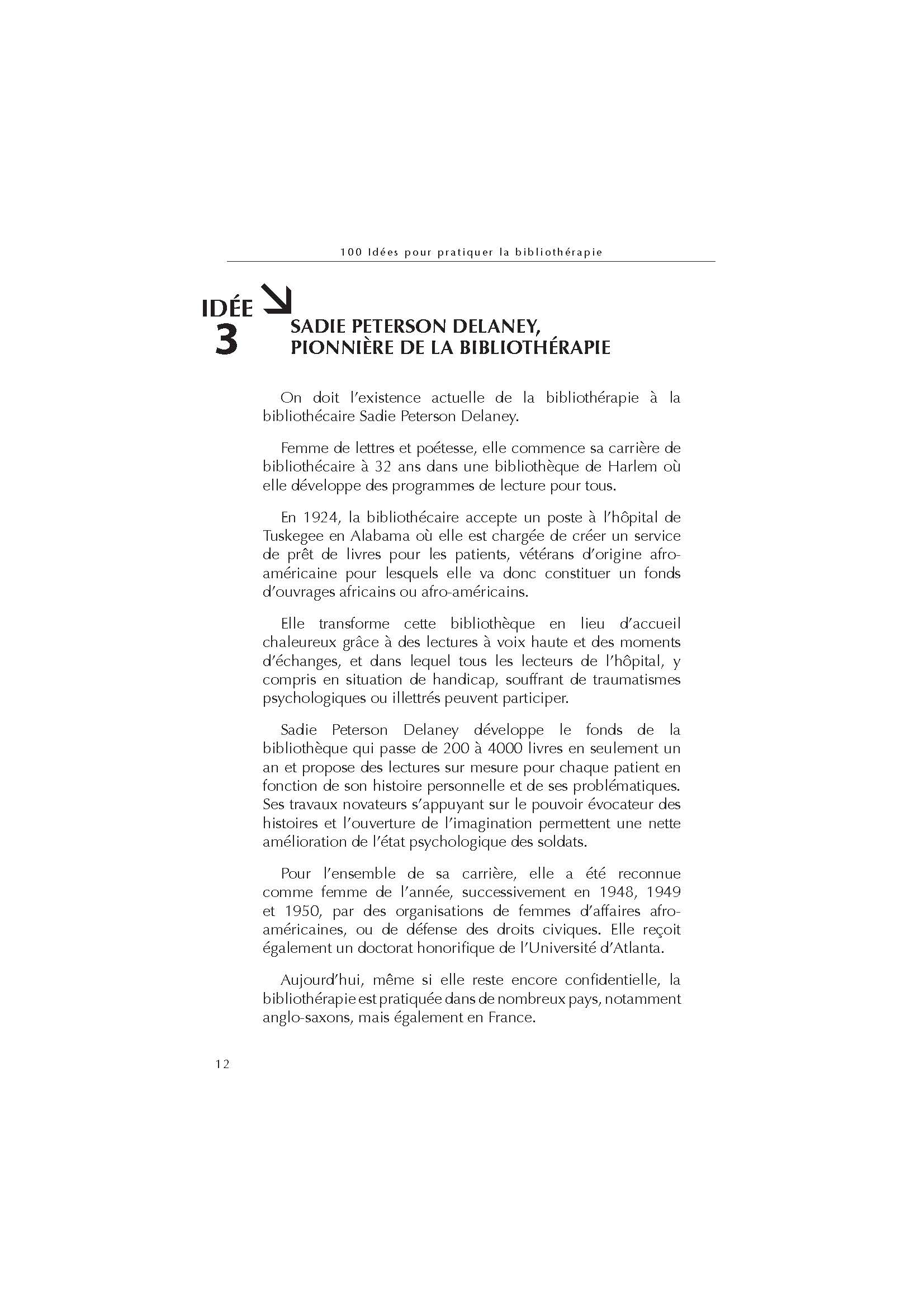 100 IDEES POUR PRATIQUER LA BIBLIOTHERAPIE : DECOUVRIR LES BIENFAITS DES LIVRES, ACCOMPAGNER ENFANTS ET ADULTES VERS UN MIEUX-ETRE GRACE A LA LECTURE