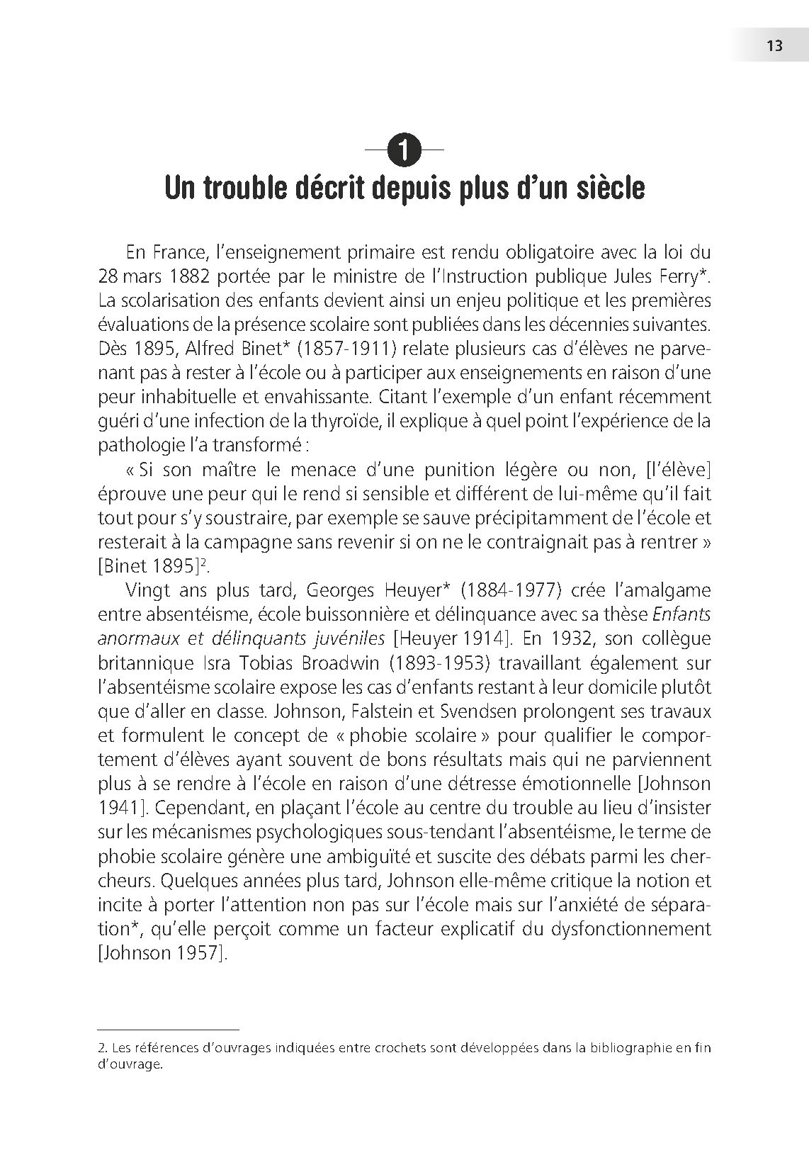 LE REFUS SCOLAIRE ANXIEUX : AGIR AU SEIN DE L