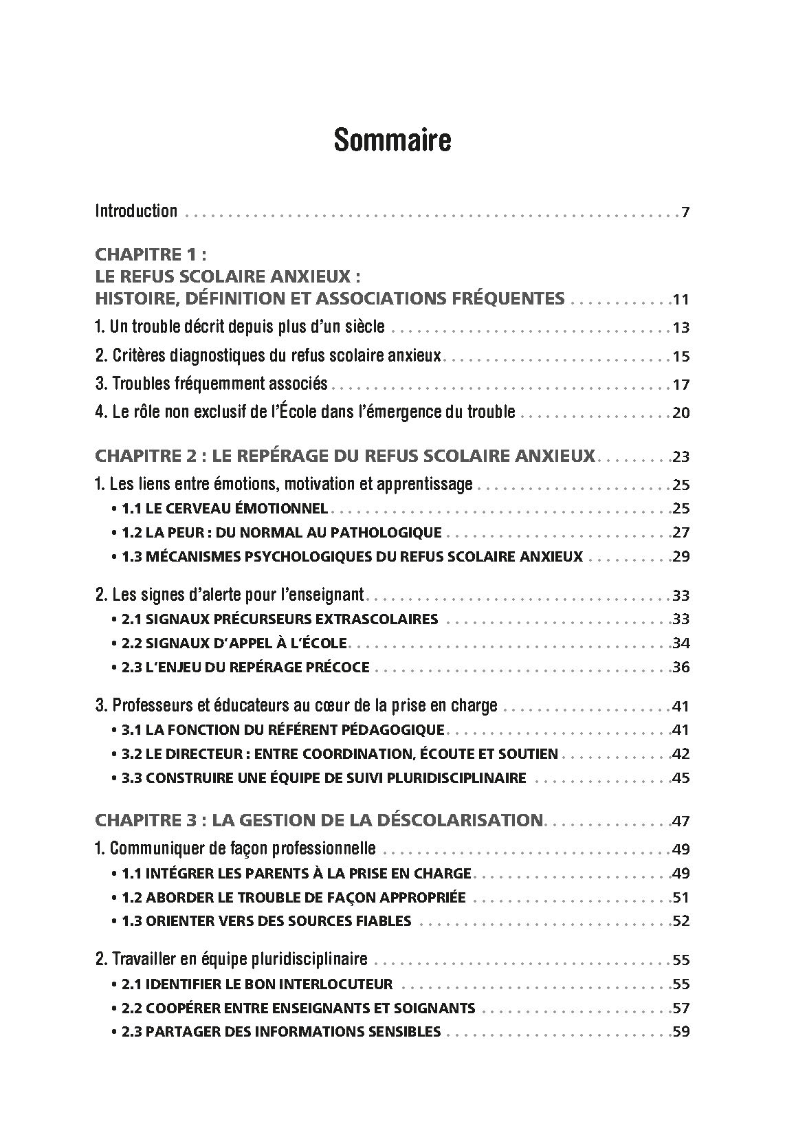 LE REFUS SCOLAIRE ANXIEUX : AGIR AU SEIN DE L