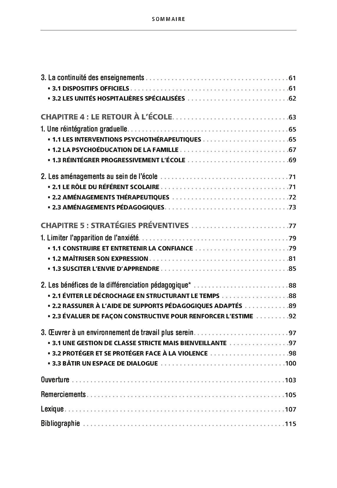 LE REFUS SCOLAIRE ANXIEUX : AGIR AU SEIN DE L