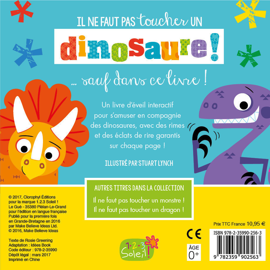 IL NE FAUT PAS TOUCHER UN DINOSAURE!