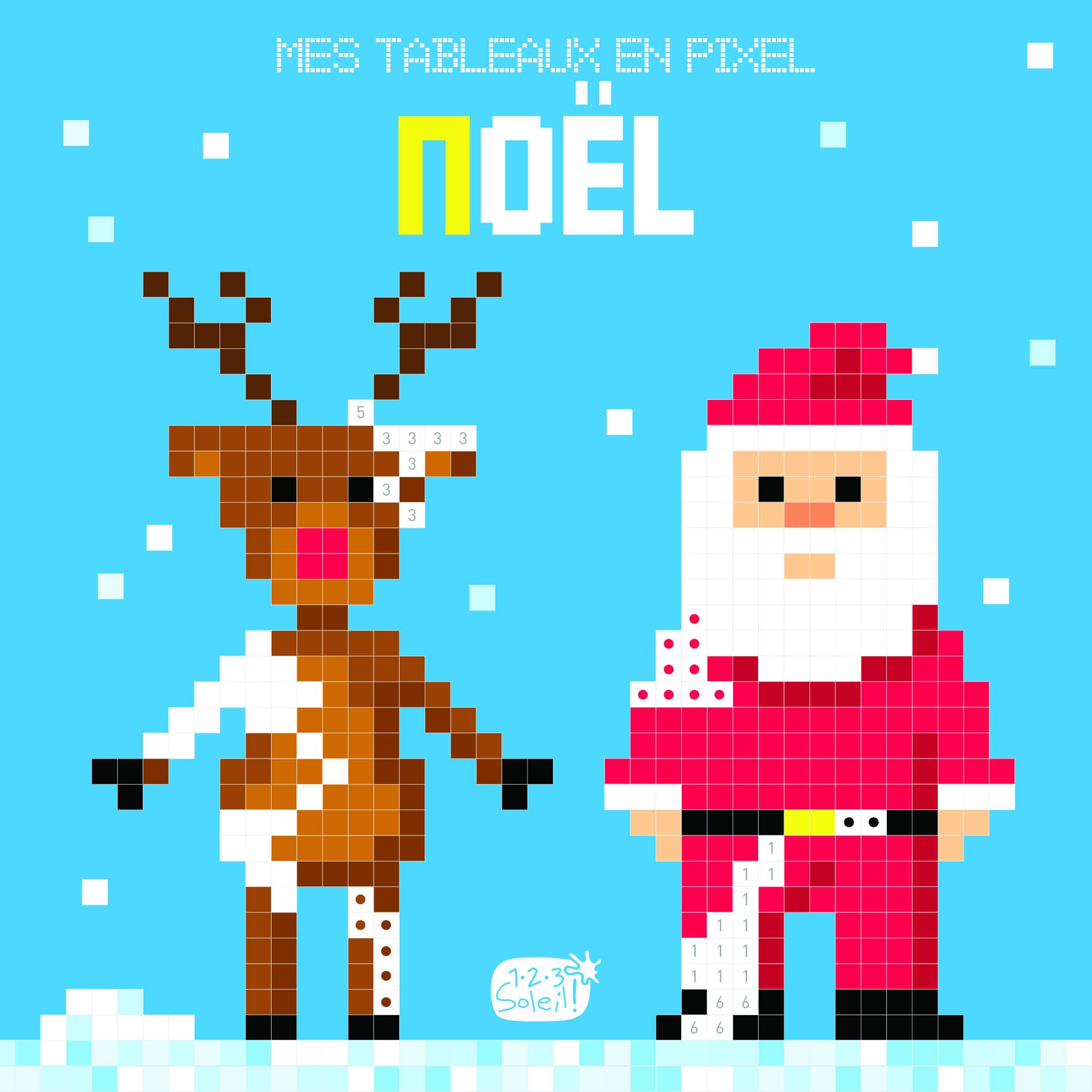 MES TABLEAUX EN PIXEL NOEL