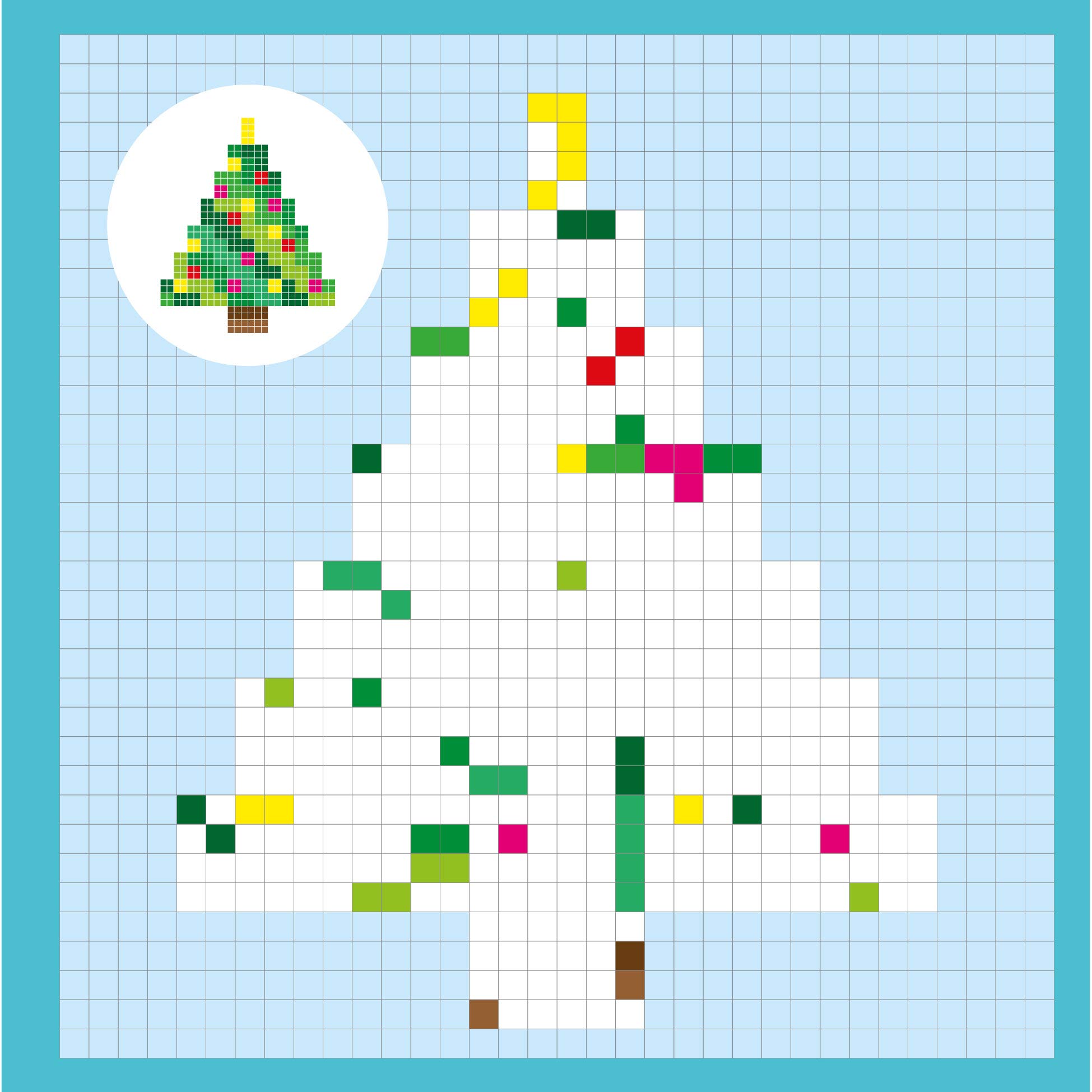 MES TABLEAUX EN PIXEL NOEL