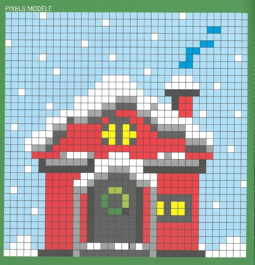 MES TABLEAUX EN PIXEL NOEL