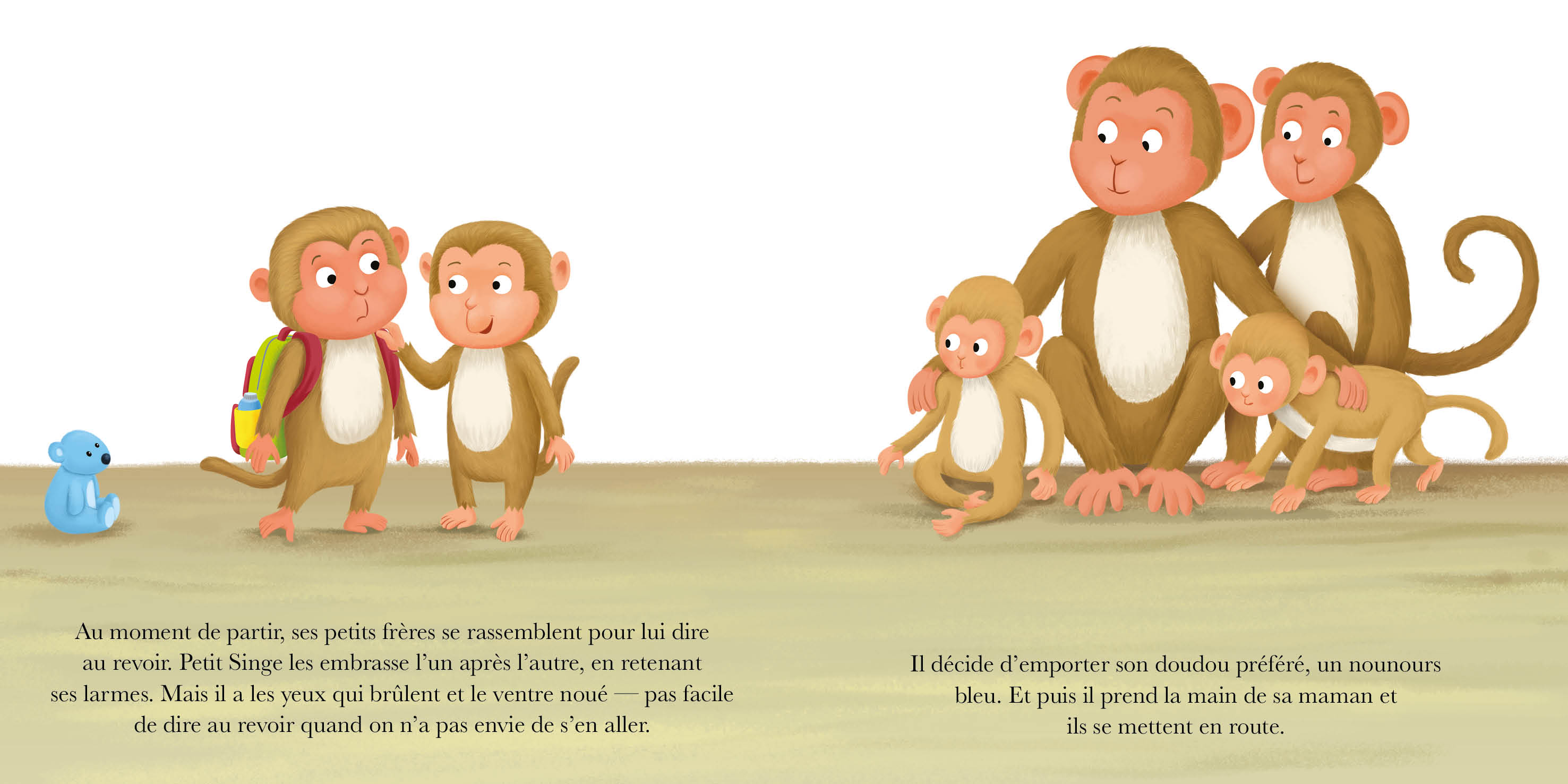 PETIT SINGE EST TRISTE
