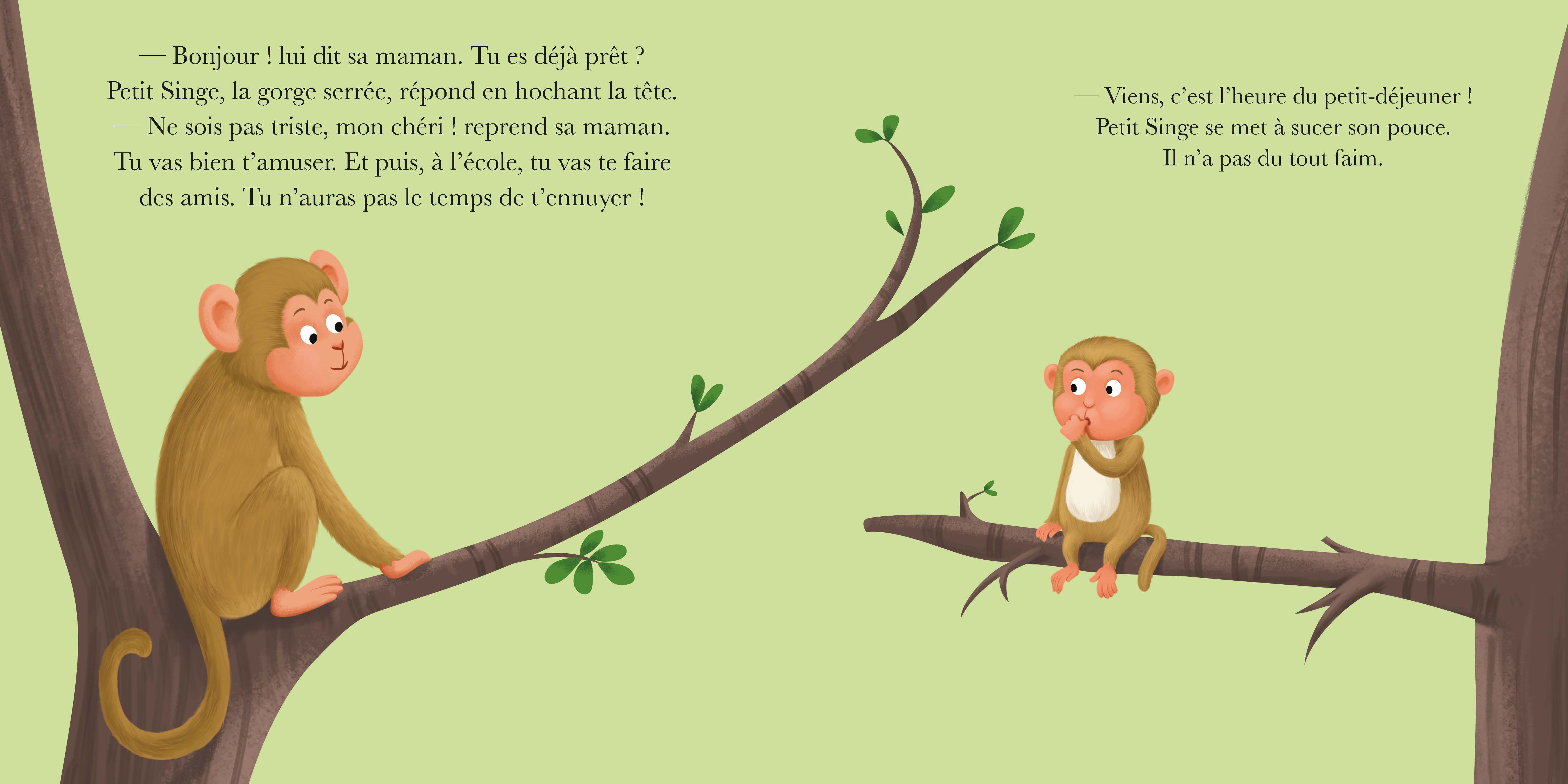 PETIT SINGE EST TRISTE - OH LA LA ! LES EMOTIONS 