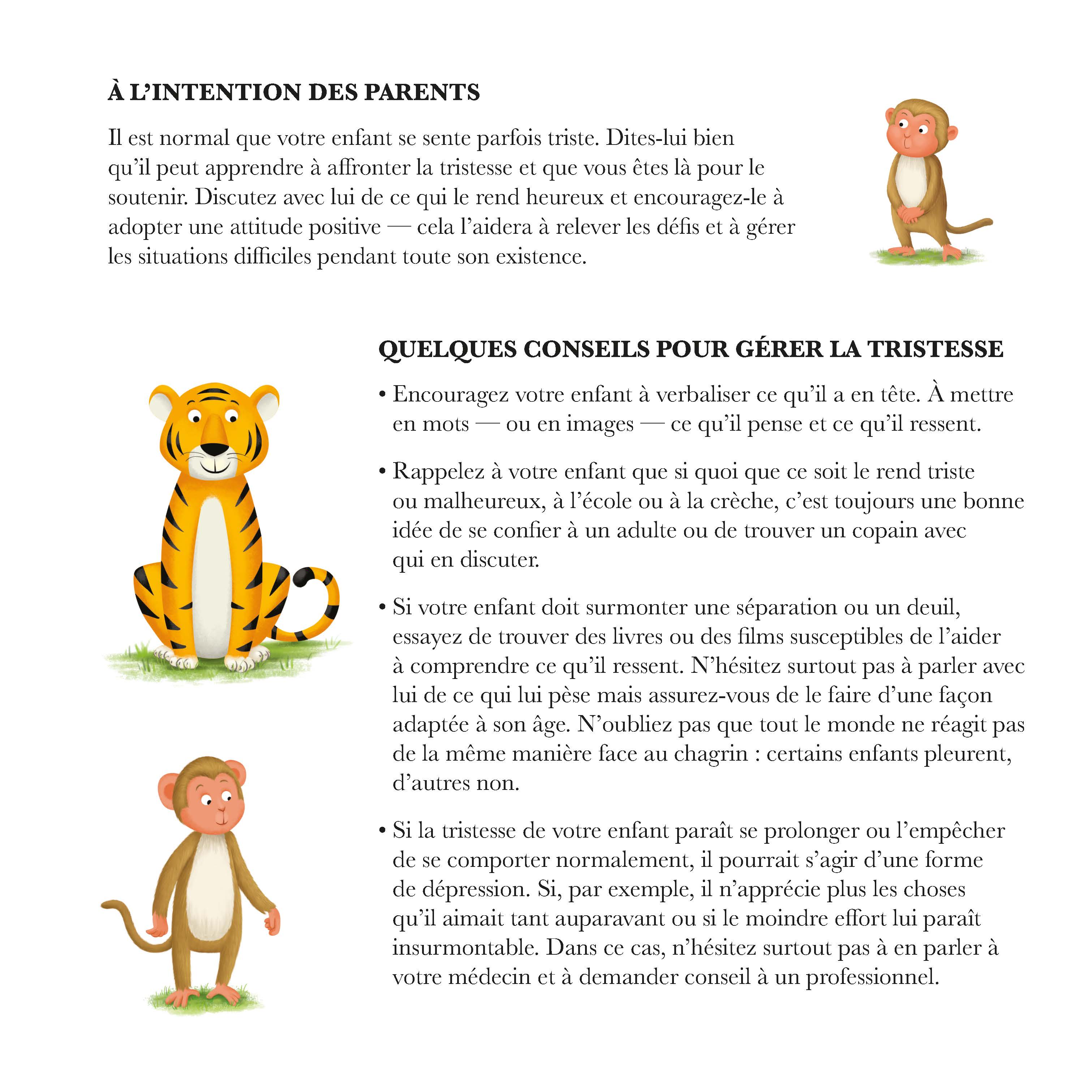 PETIT SINGE EST TRISTE - OH LA LA ! LES EMOTIONS 