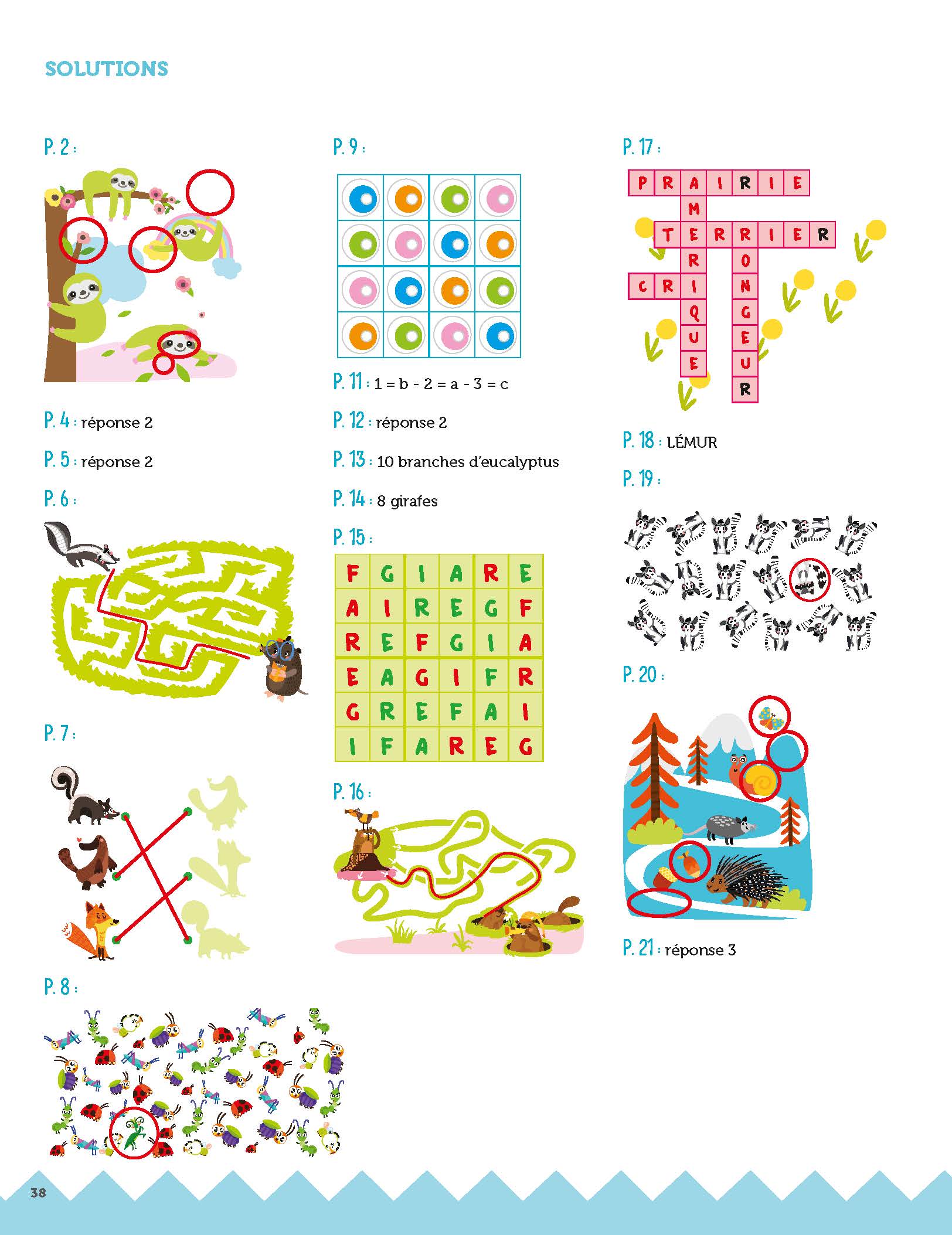 ANIMAUX RIGOLOS - JEUX ET ACTIVITES