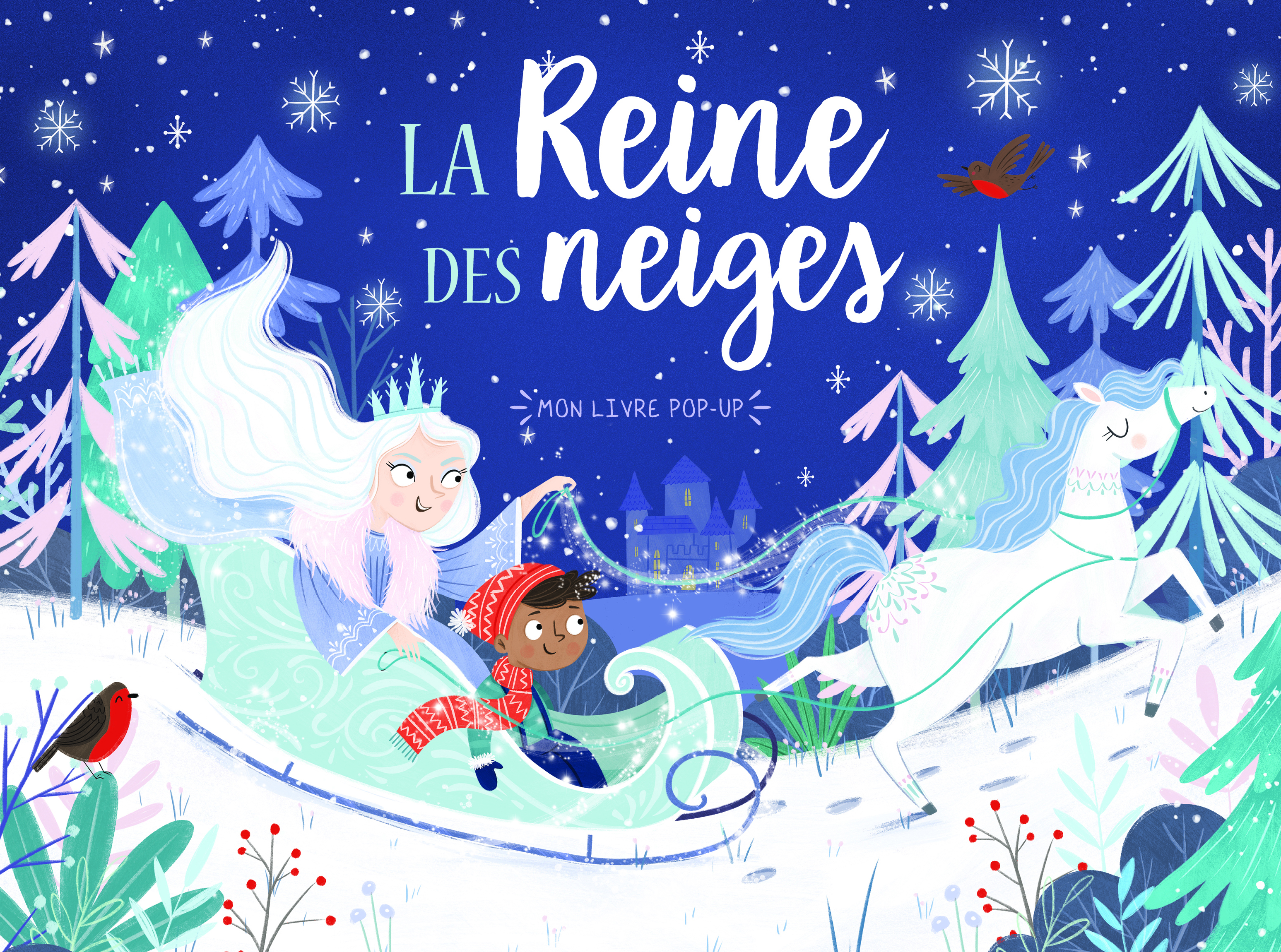 MON LIVRE POP-UP - LA REINE DES NEIGES