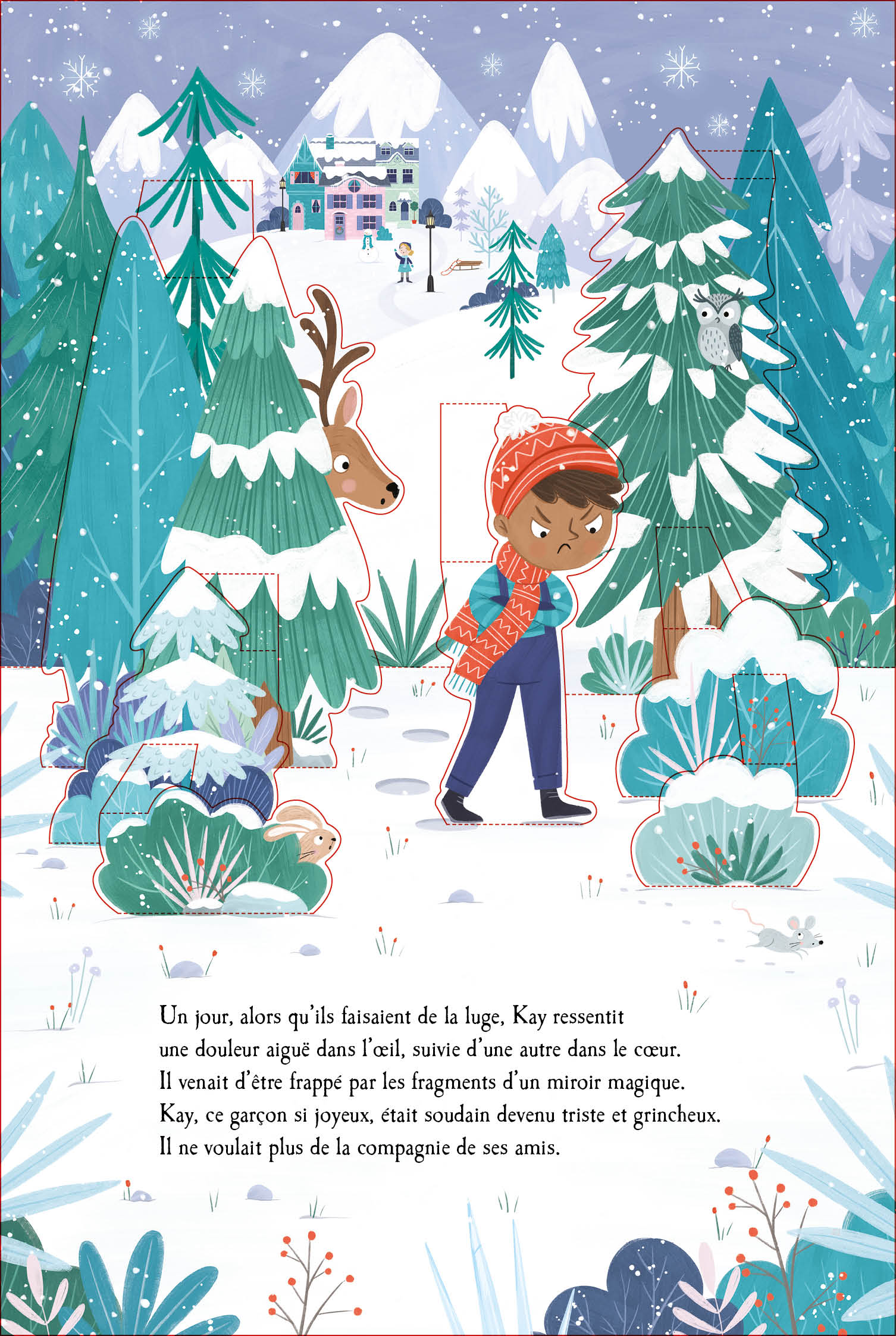 MON LIVRE POP-UP - LA REINE DES NEIGES