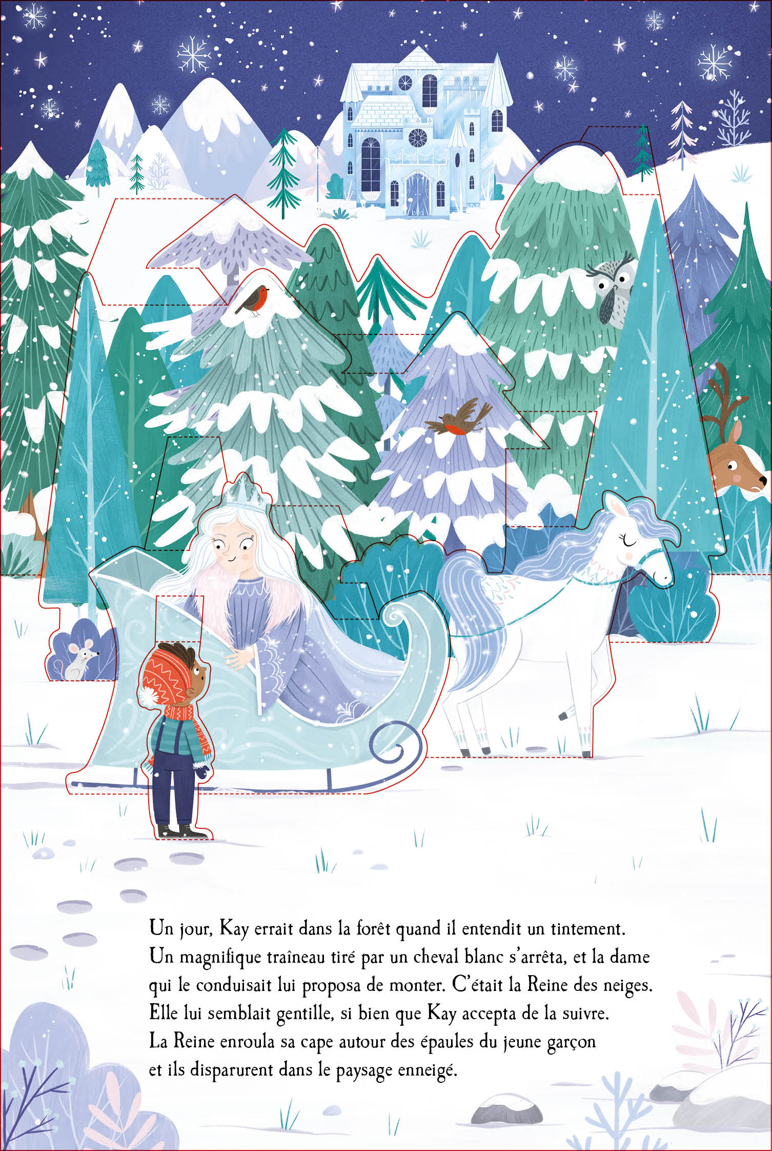 MON LIVRE POP-UP - LA REINE DES NEIGES