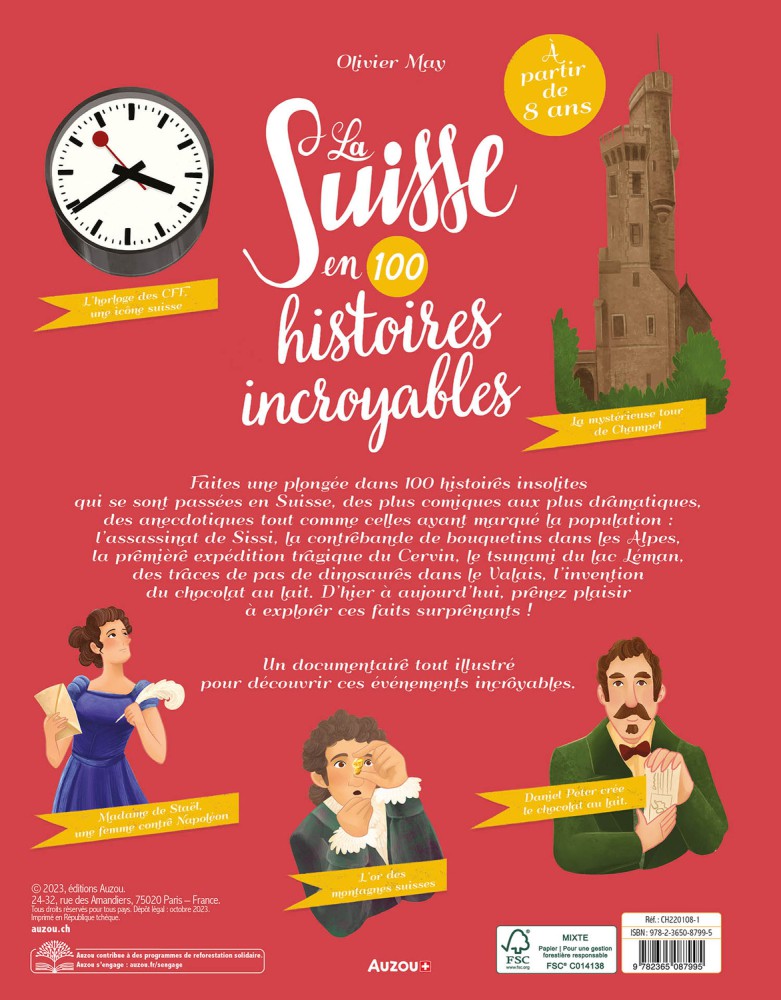 La Suisse En 100 Histoires Incroyables