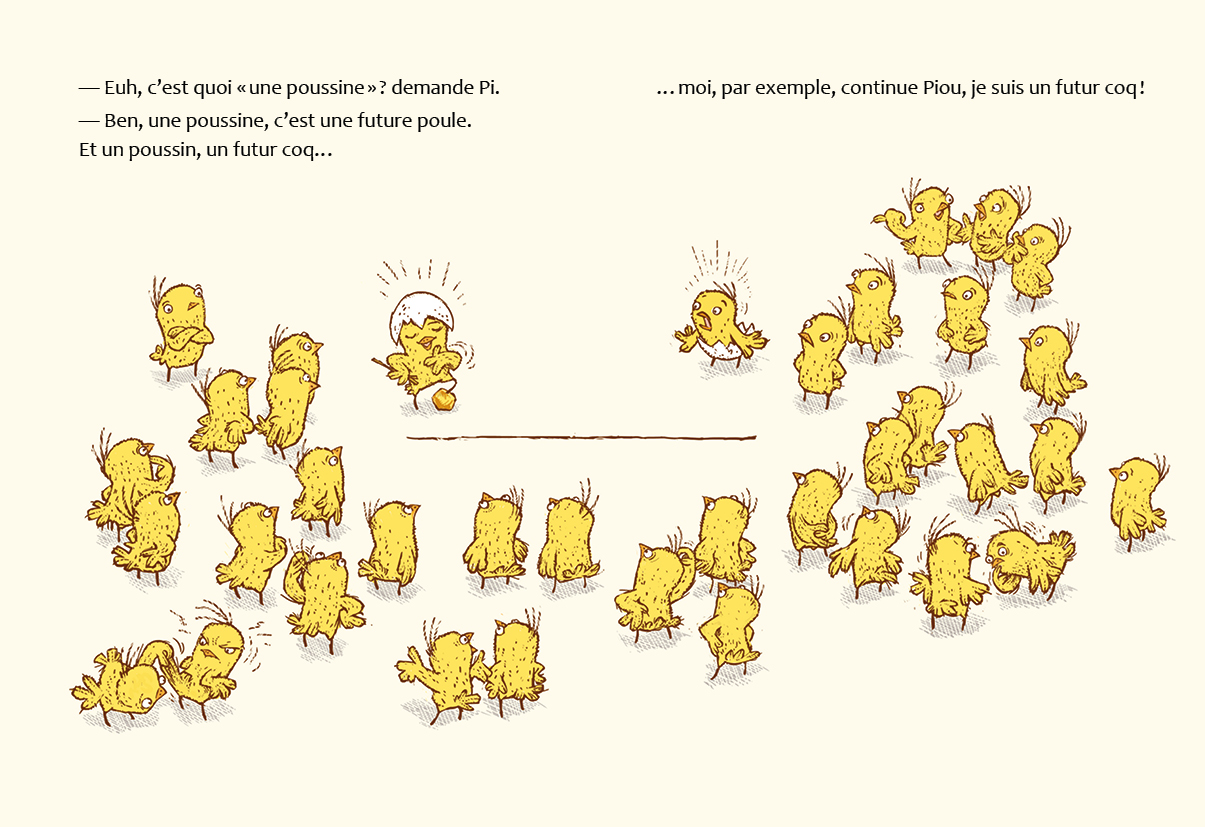 POUSSINS POUSSINES : UNE HISTOIRE DE POUSSIN.ES